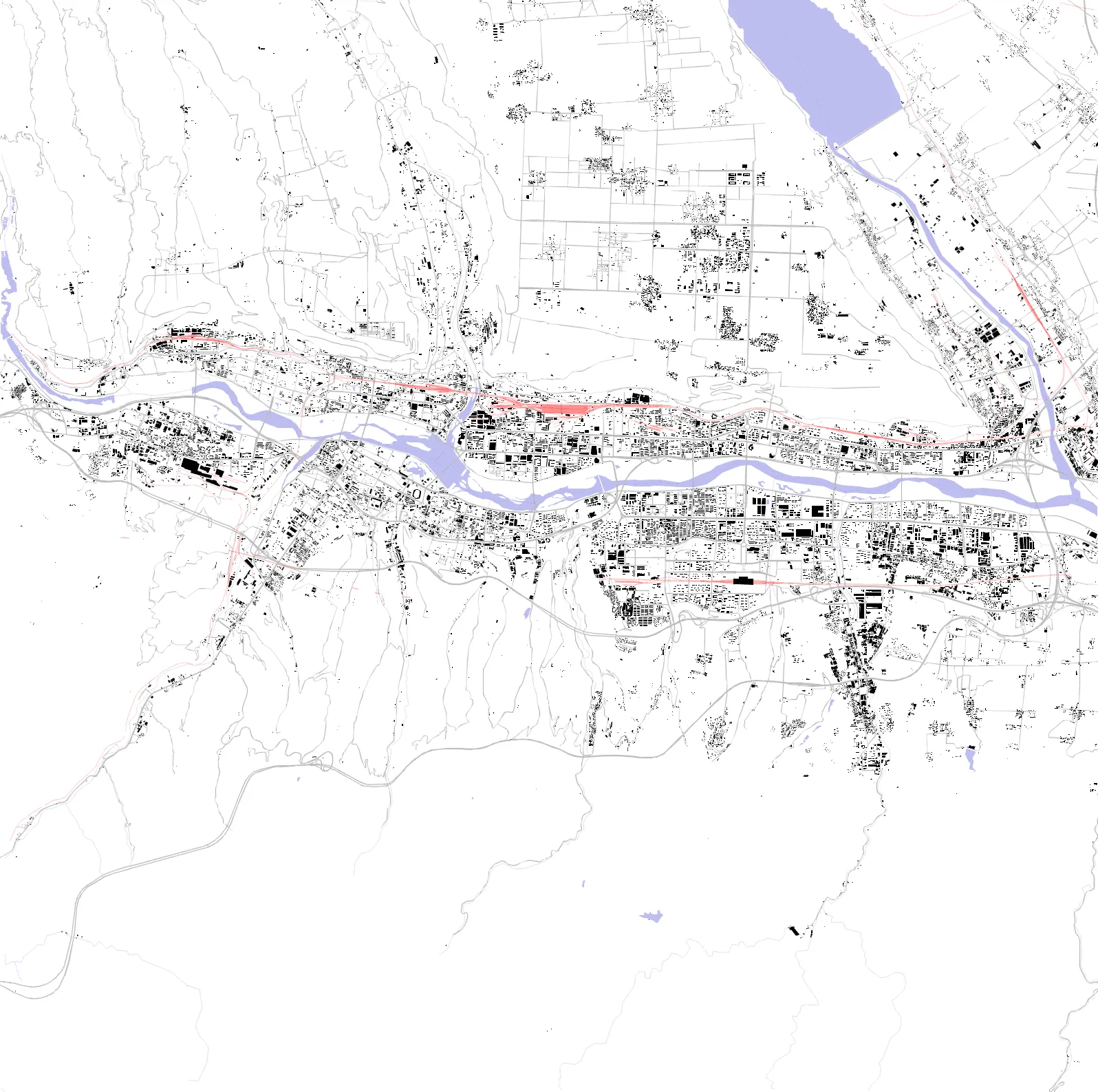Baoji figure ground plan