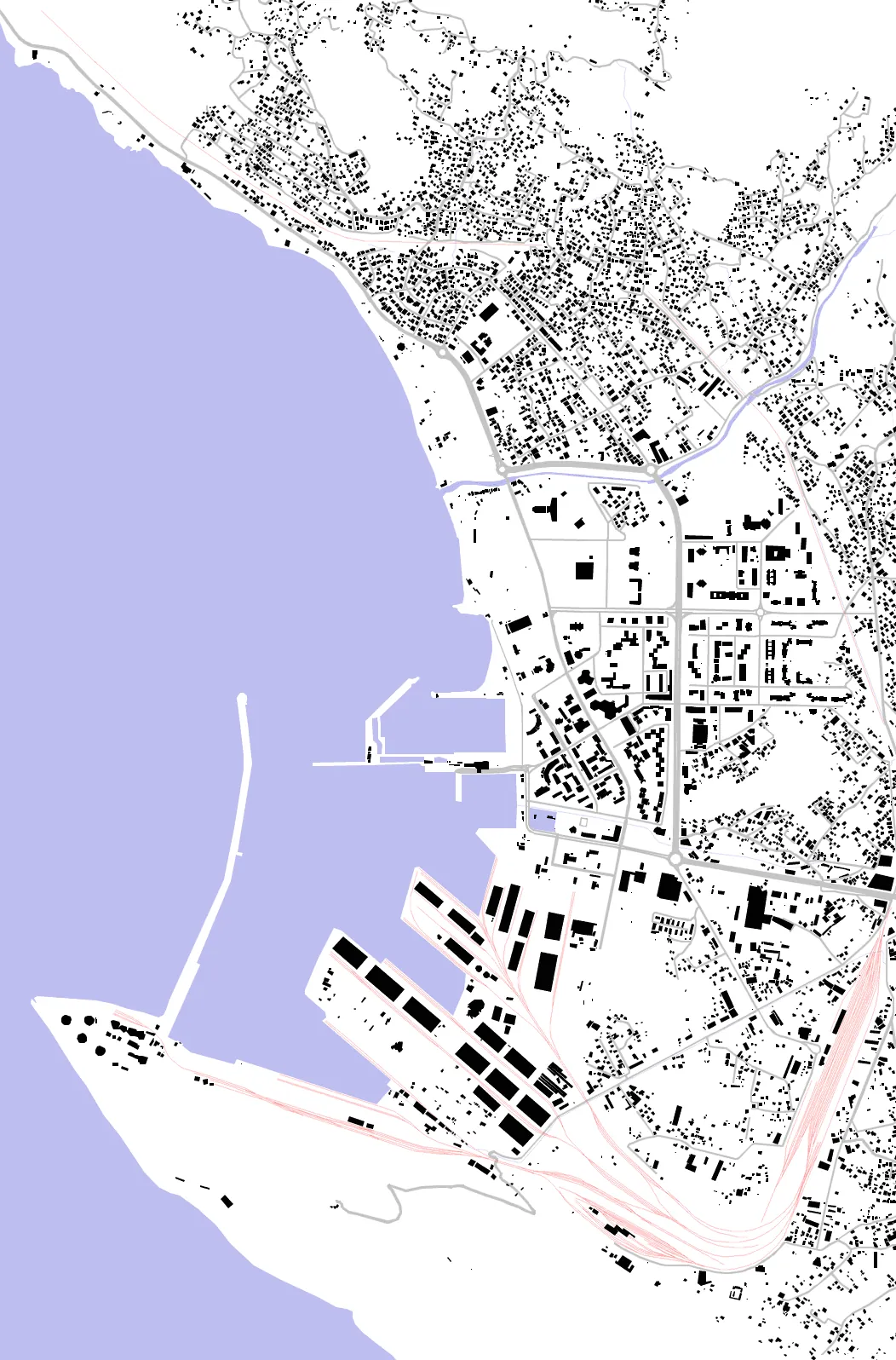 Bar figure ground plan