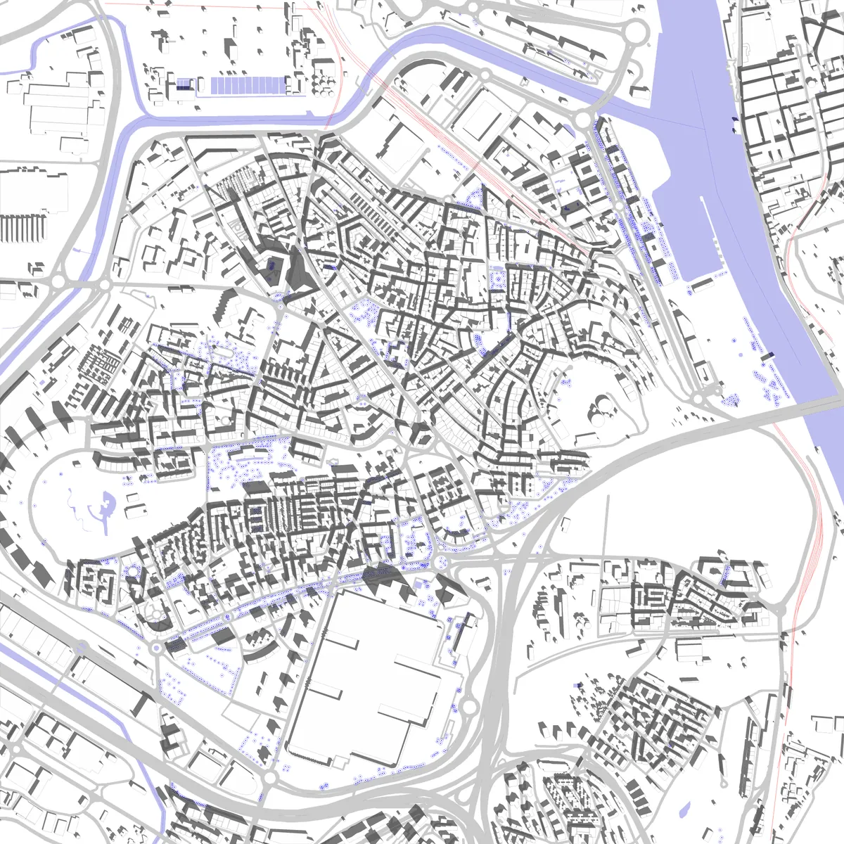 Barakaldo plano de situación (2,5 km)
