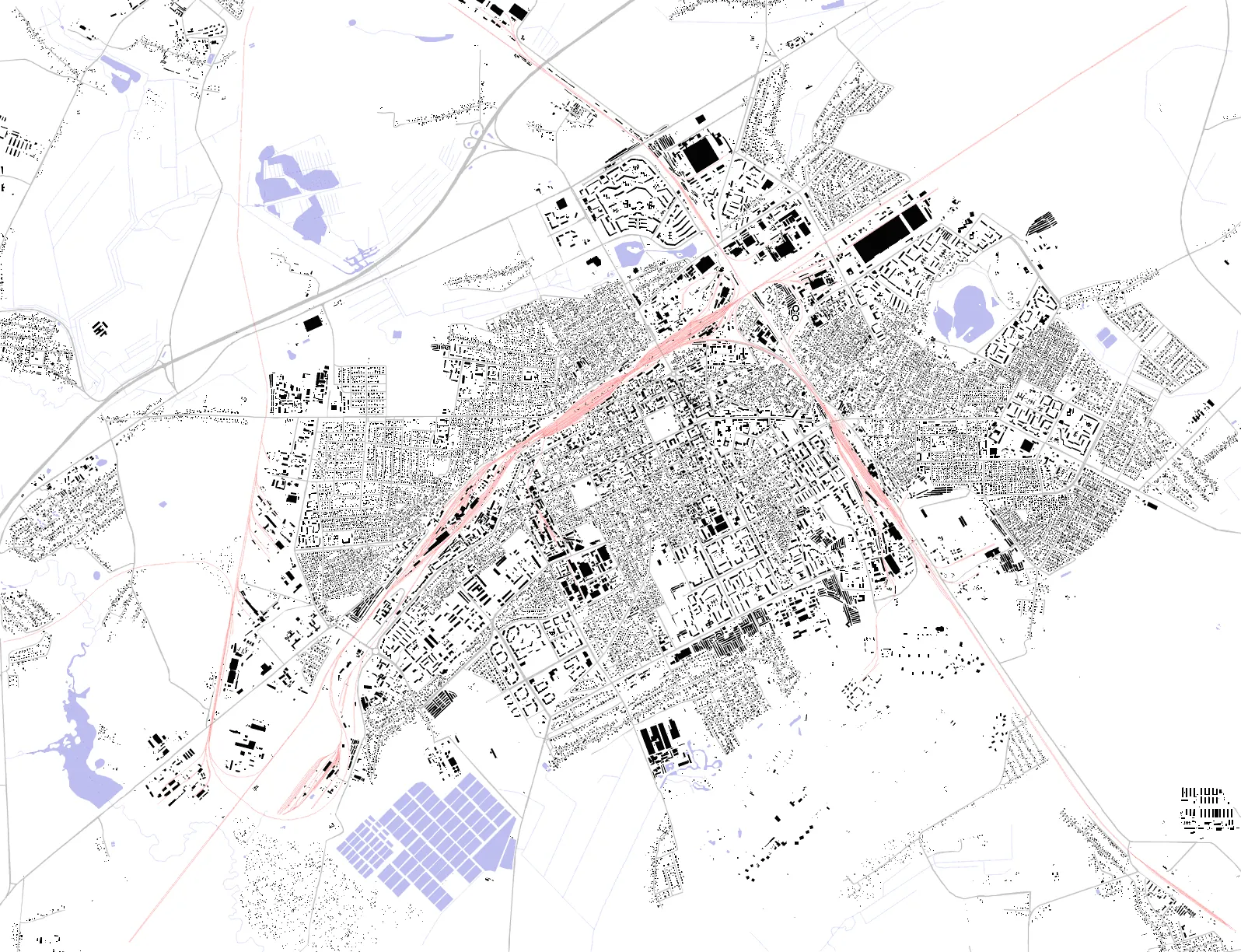 Baranovichi figure ground plan