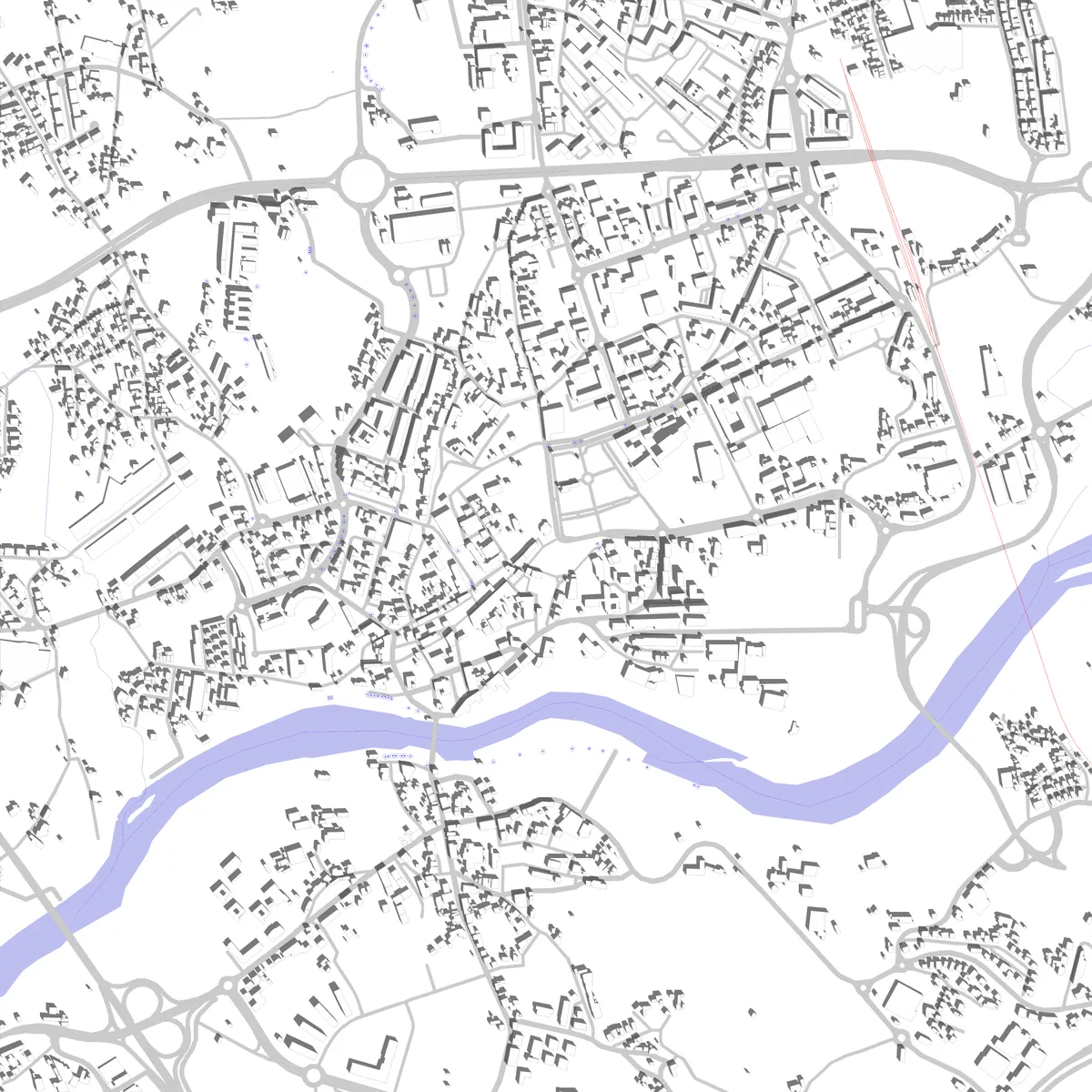 Barcelos Lageplan (2,5 km)