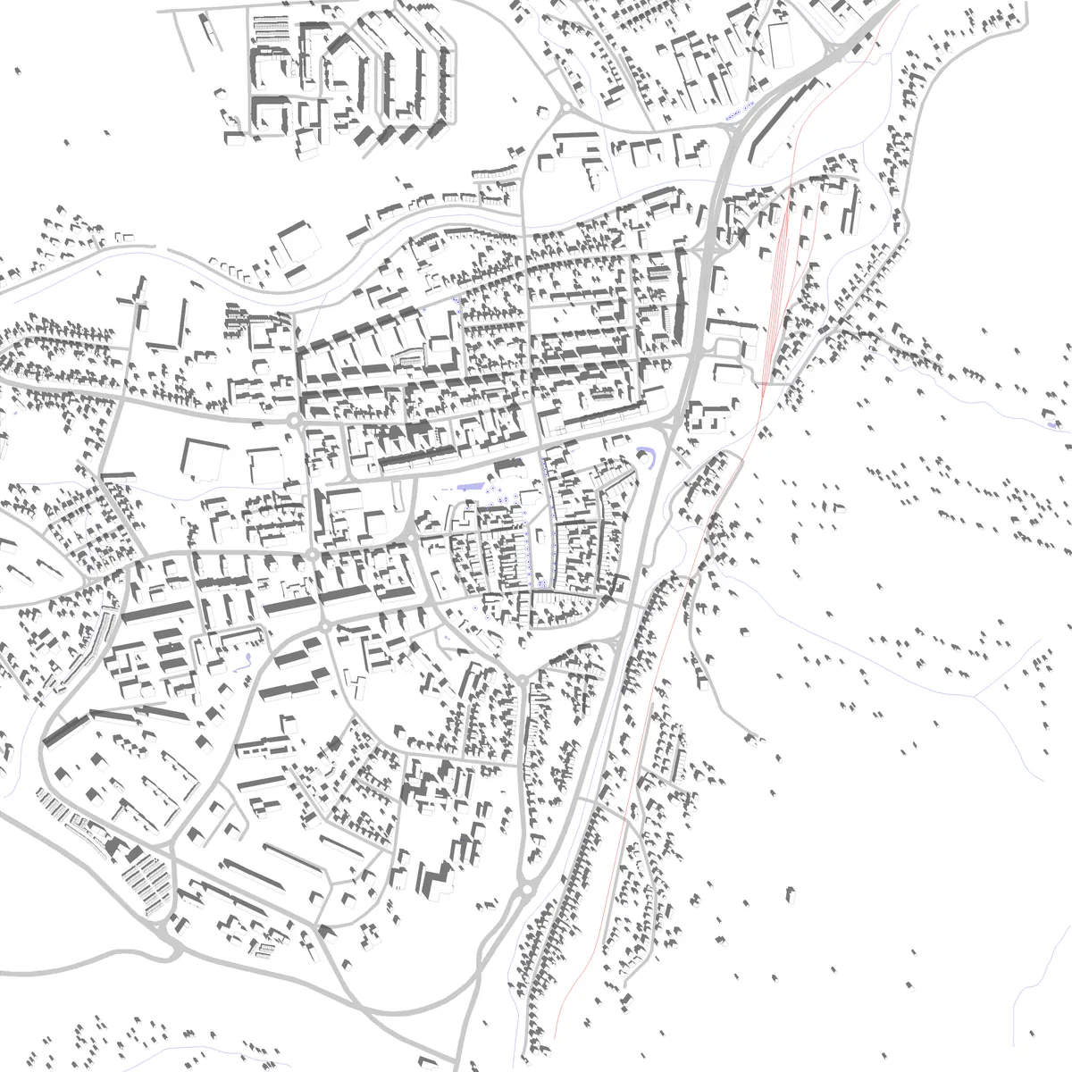Bardejov site plan (2,5 km)