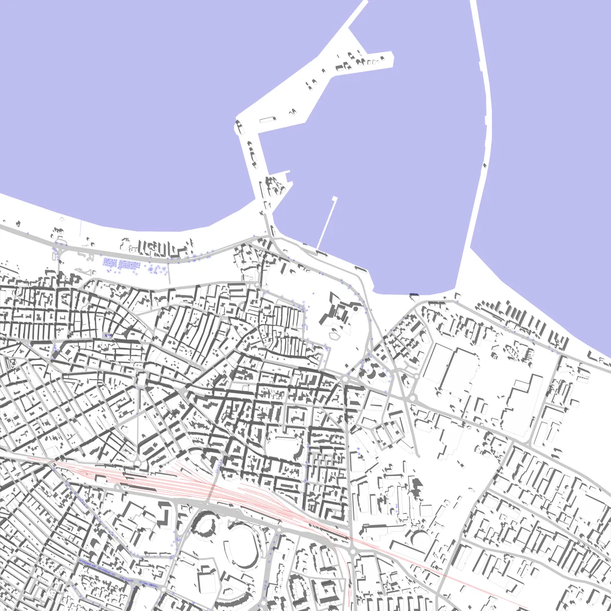 Barletta planimetria di sito (2.5 km)