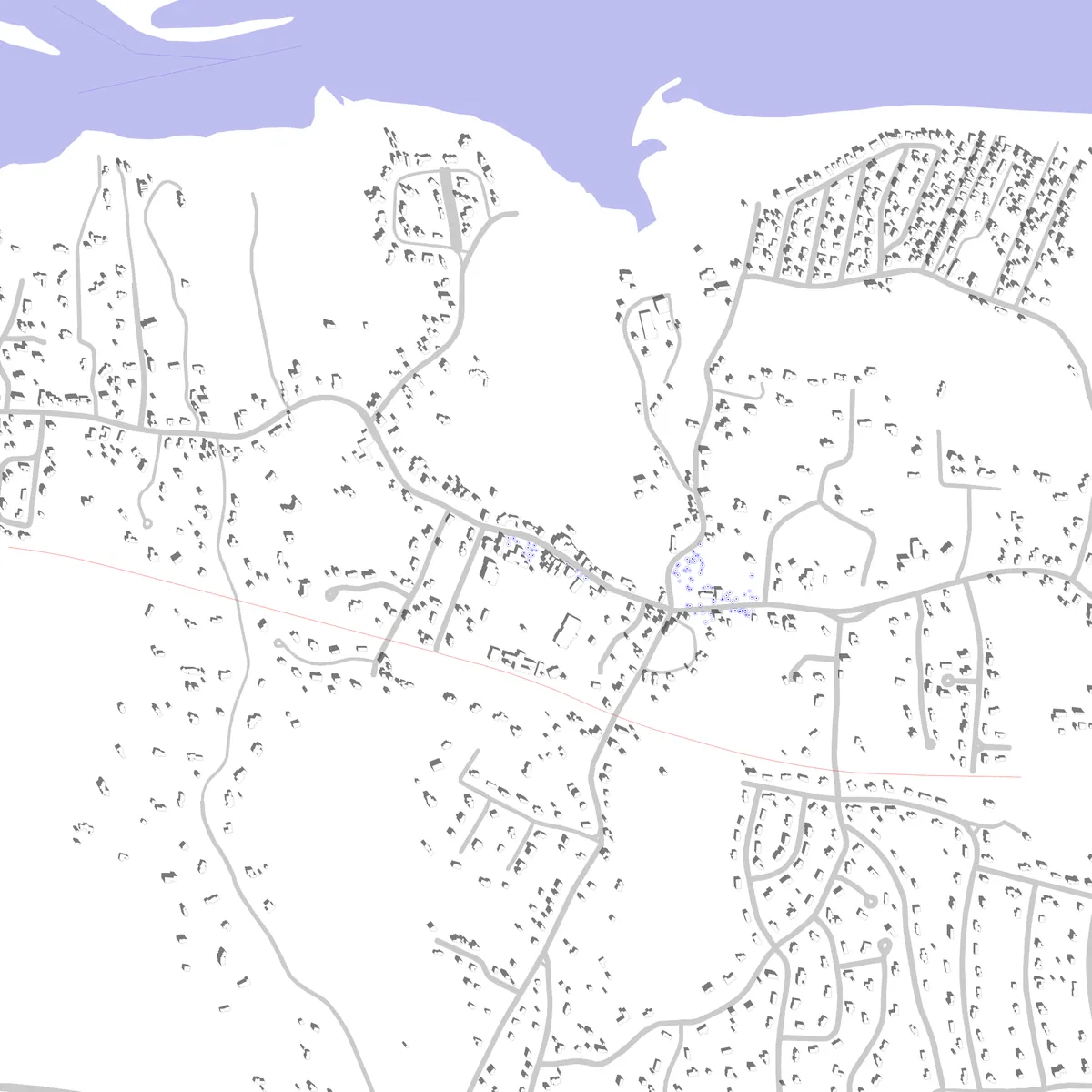 Barnstable Lageplan (2,5 km)