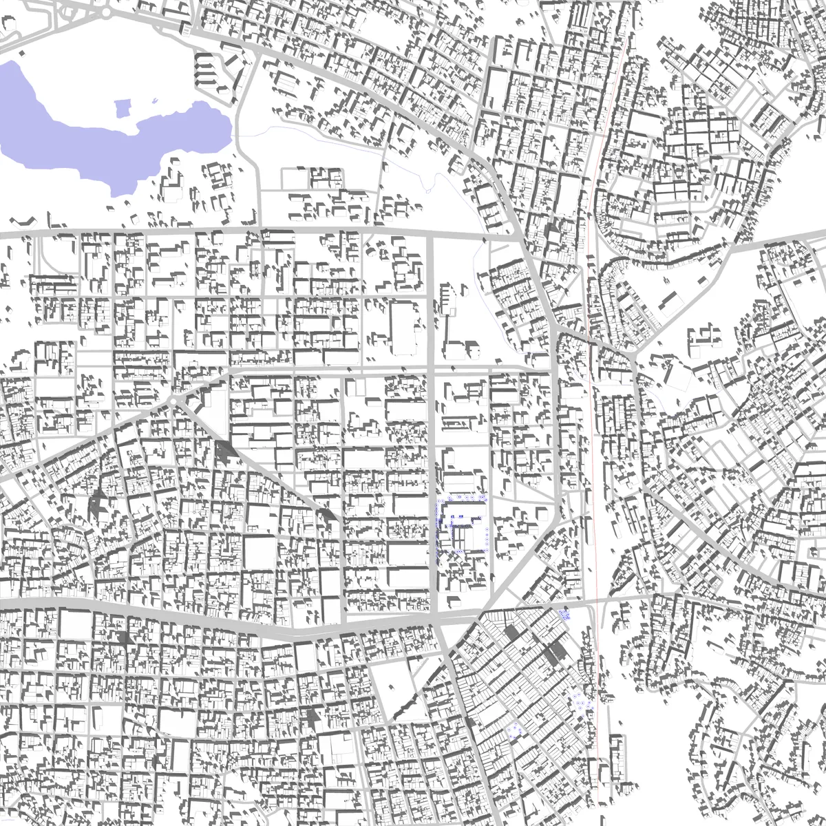 Barrancabermeja plano de situación (2,5 km)