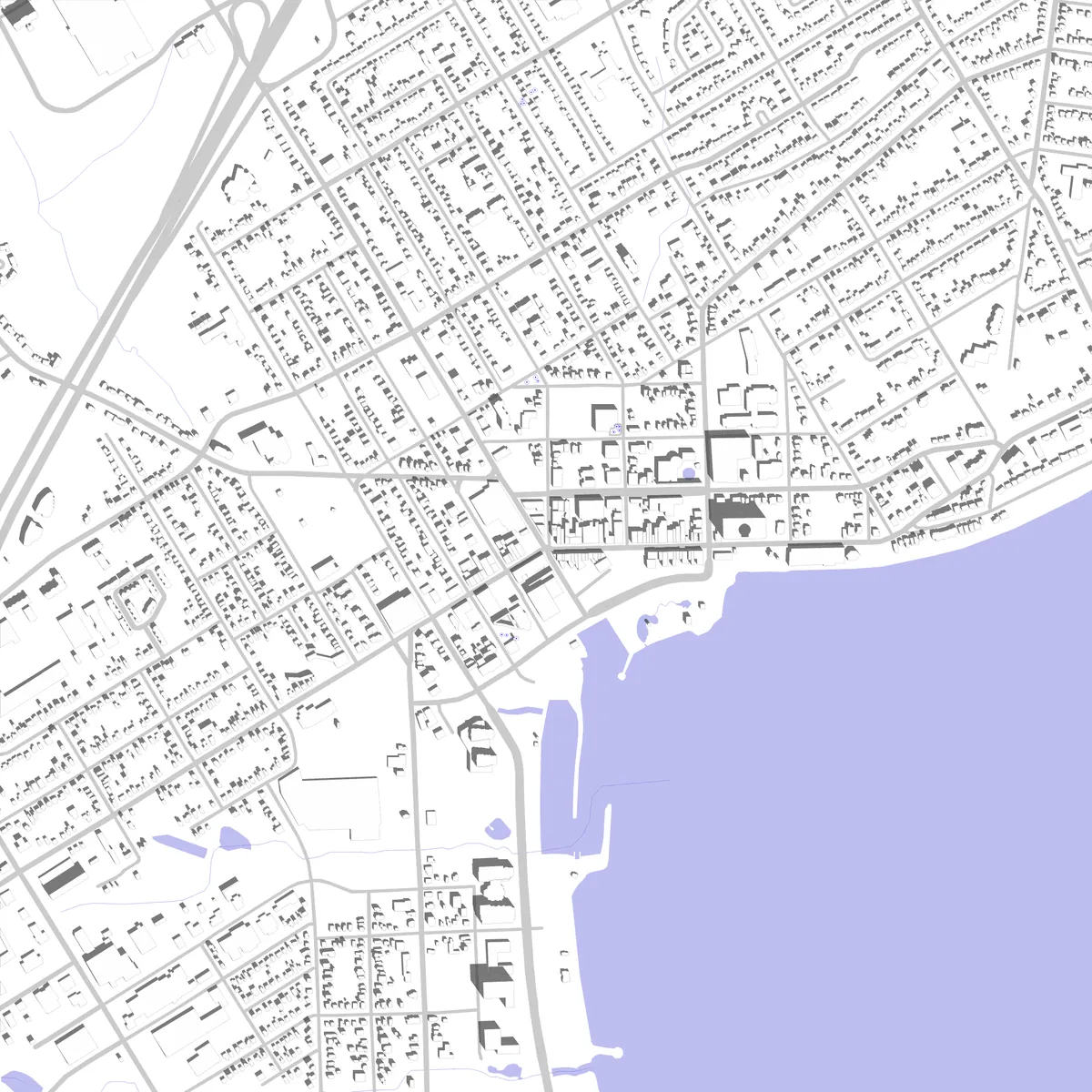 Barrie Lageplan (2,5 km)