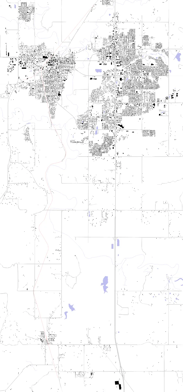 Bartlesville figure ground plan