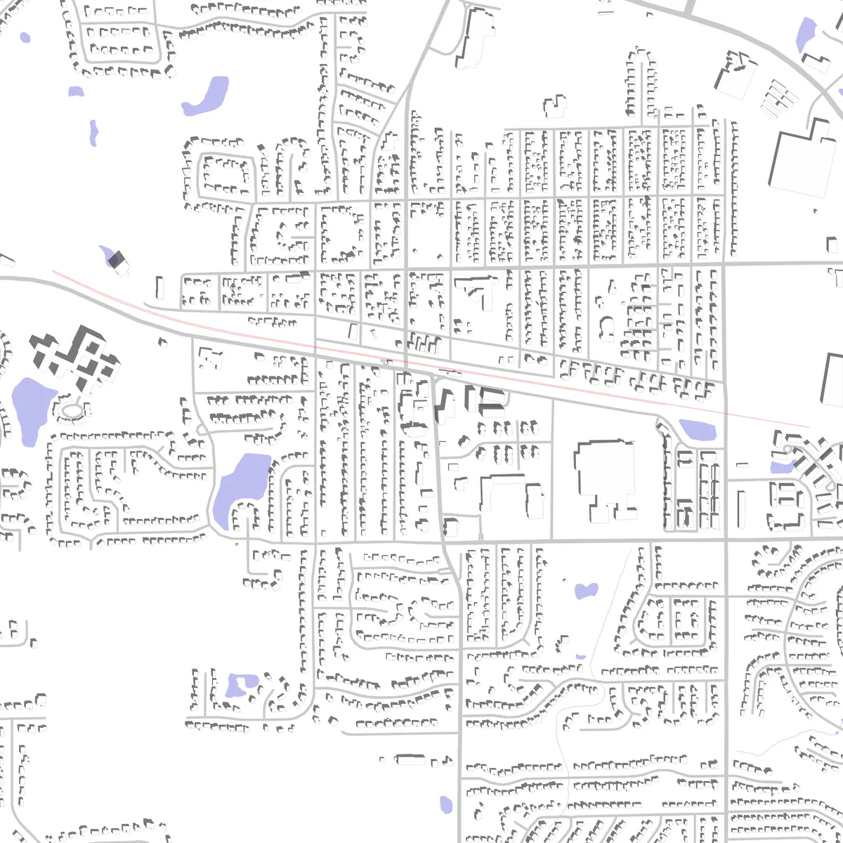 Bartlett Lageplan (2,5 km)