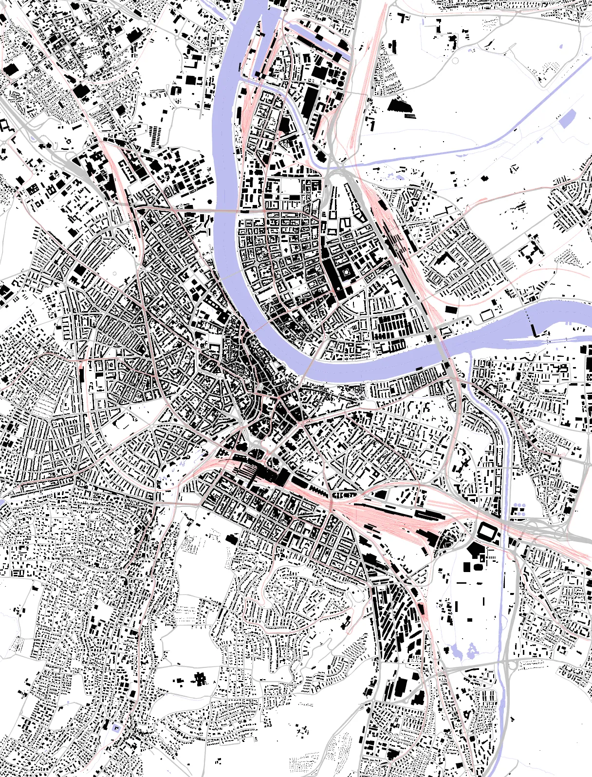 Basel Schwarzplan