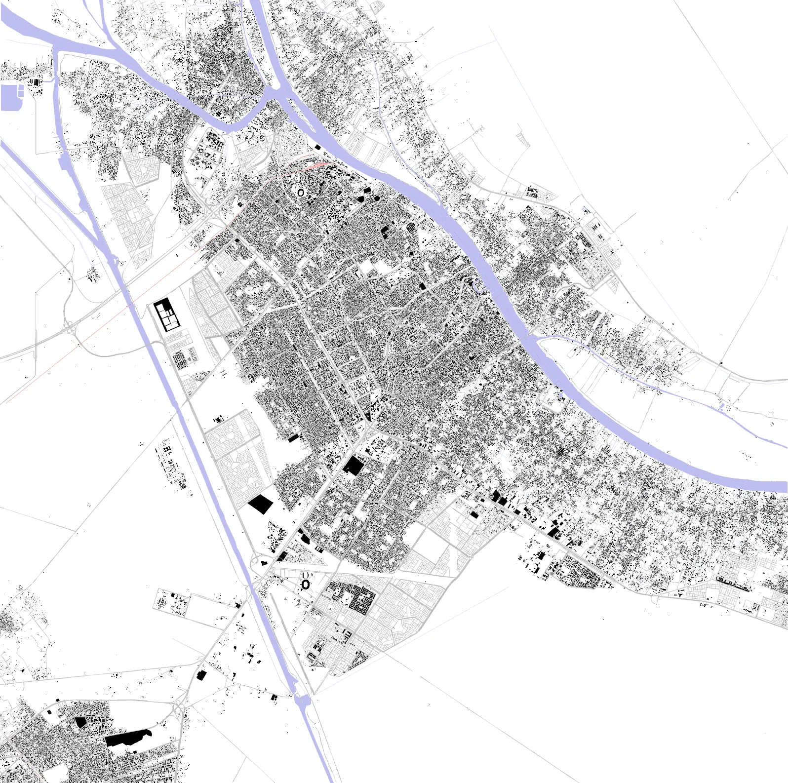 Basra Schwarzplan