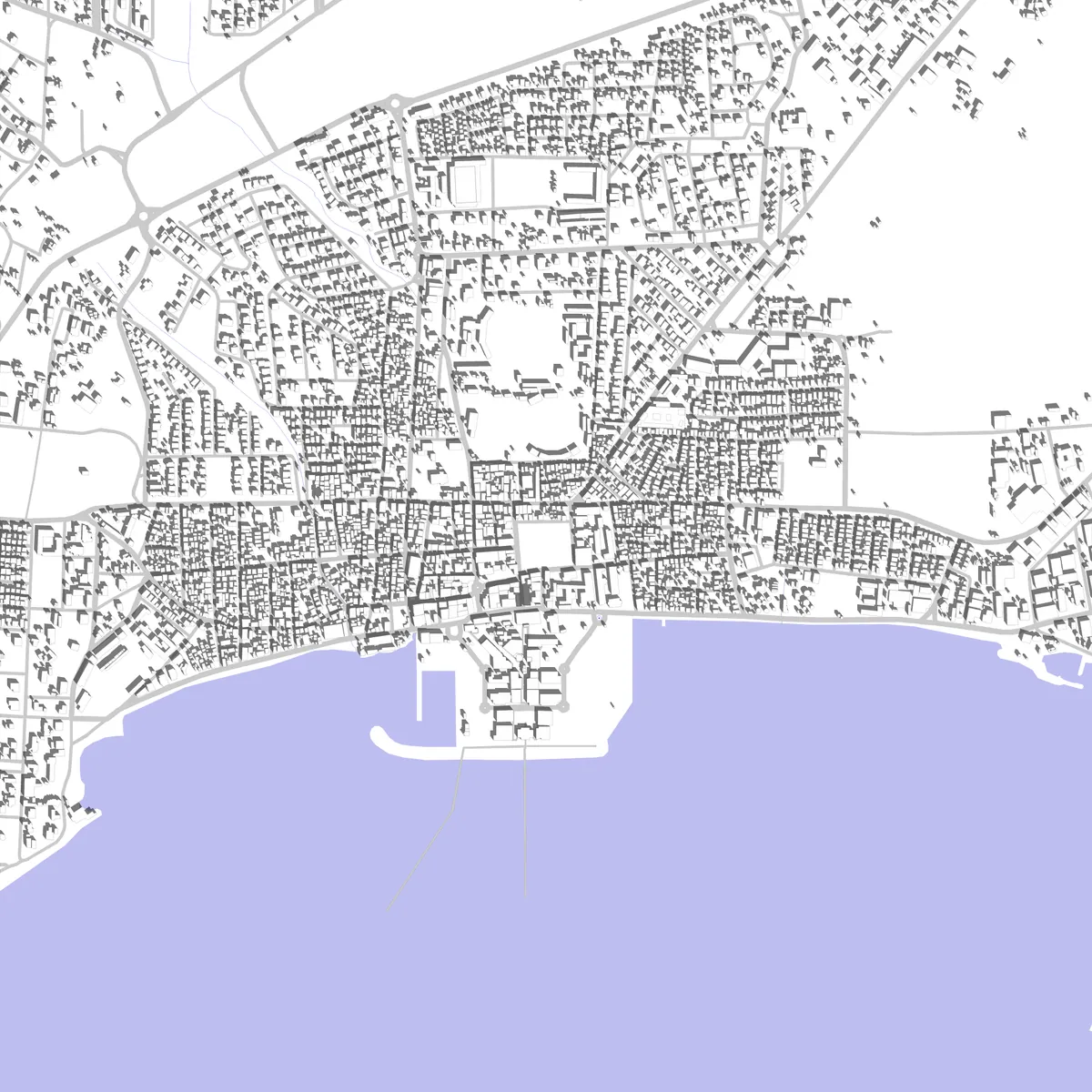 Basseterre site plan (2.5 km)