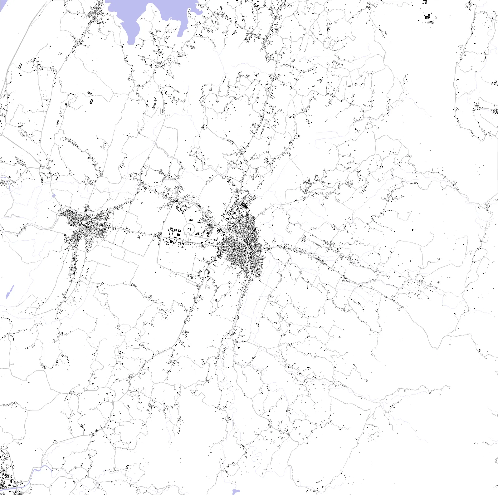 Batac figure ground plan