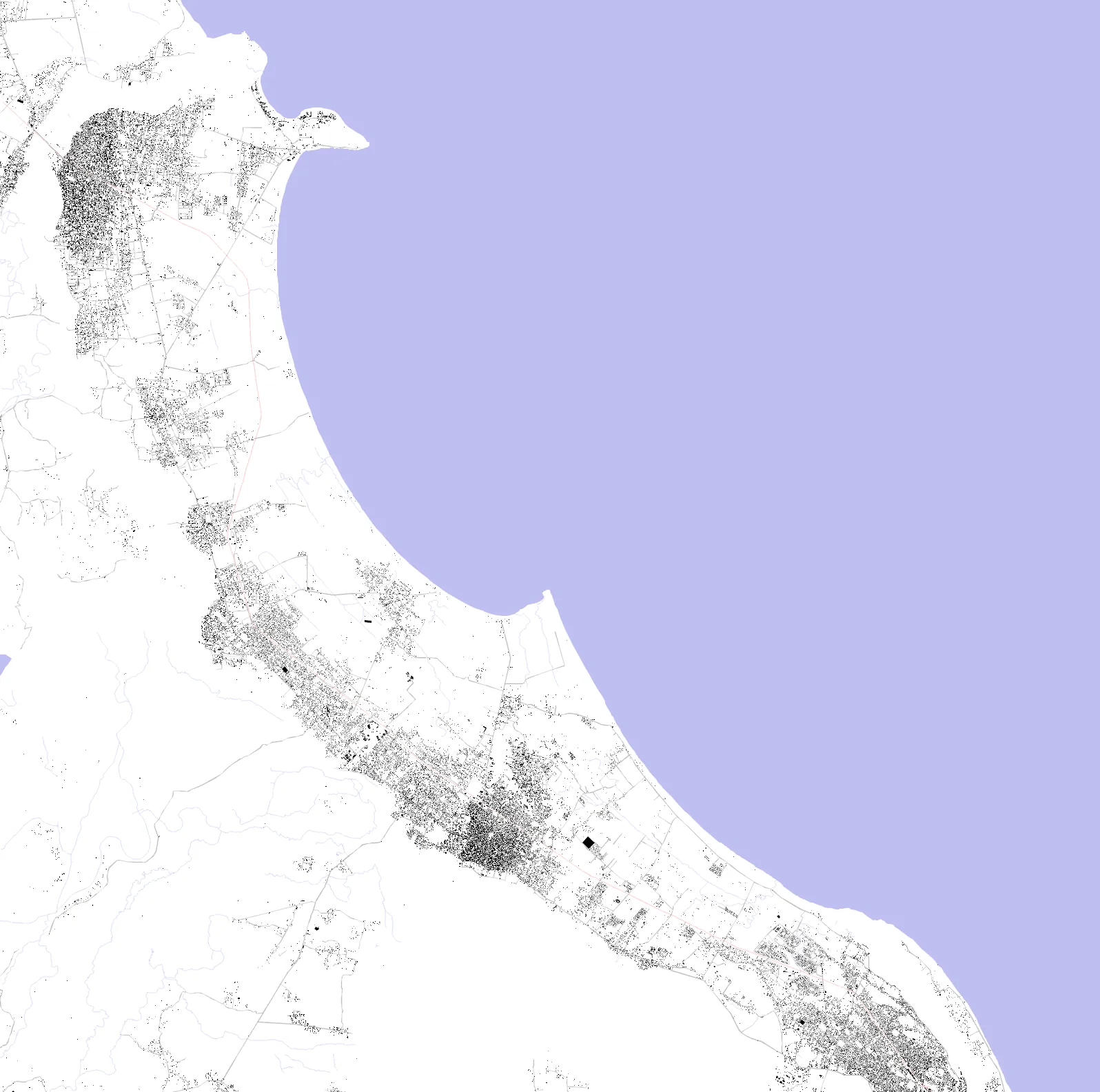 Batticaloa figure ground plan