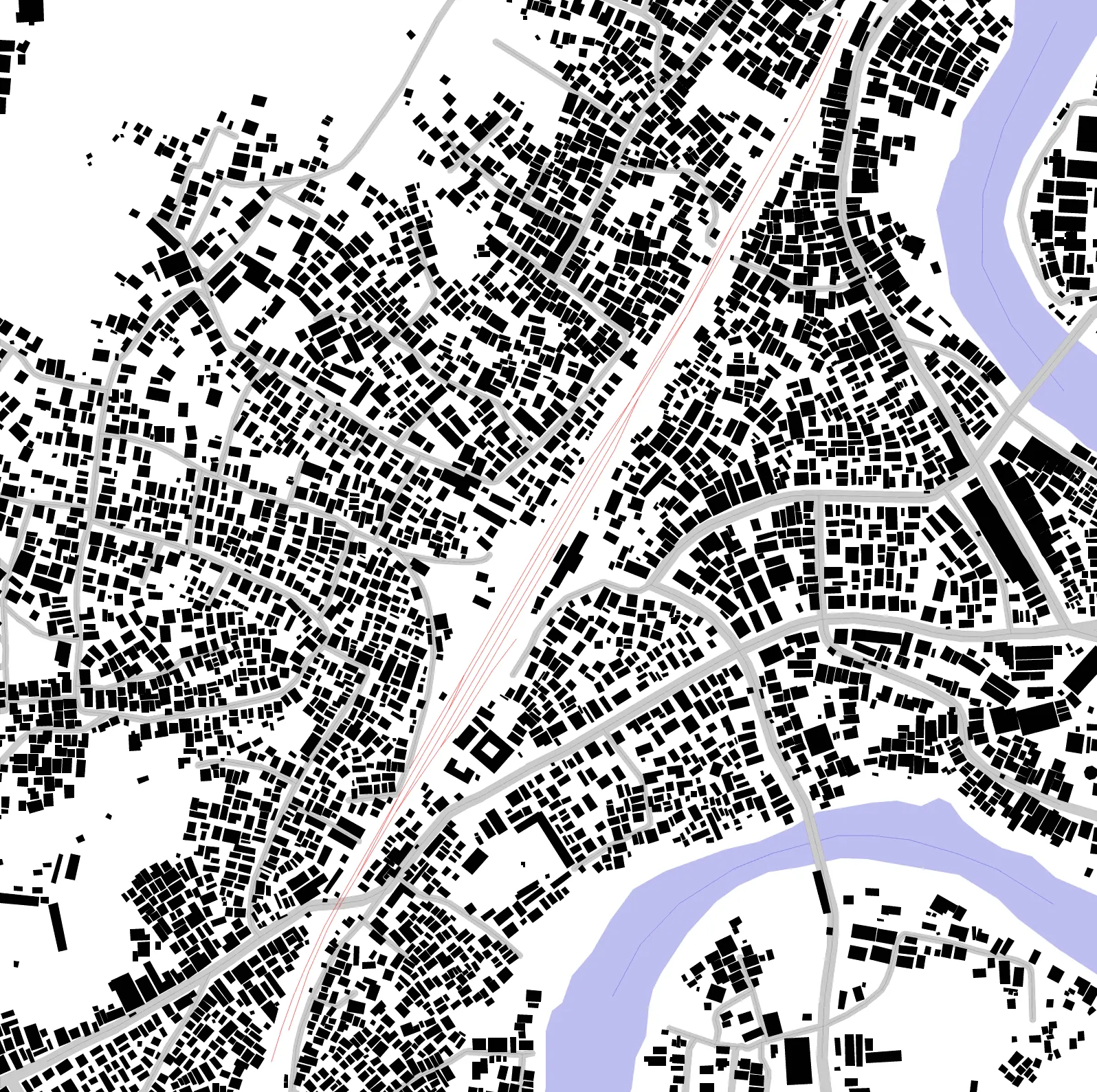 Baturaja figure ground plan
