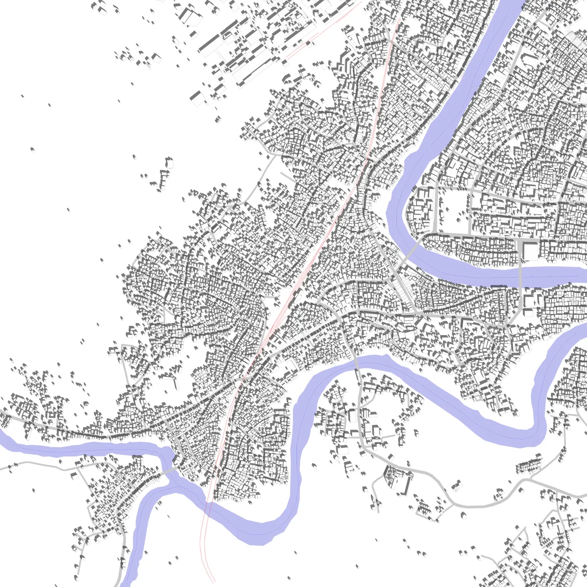 Baturaja site plan (2.5 km)