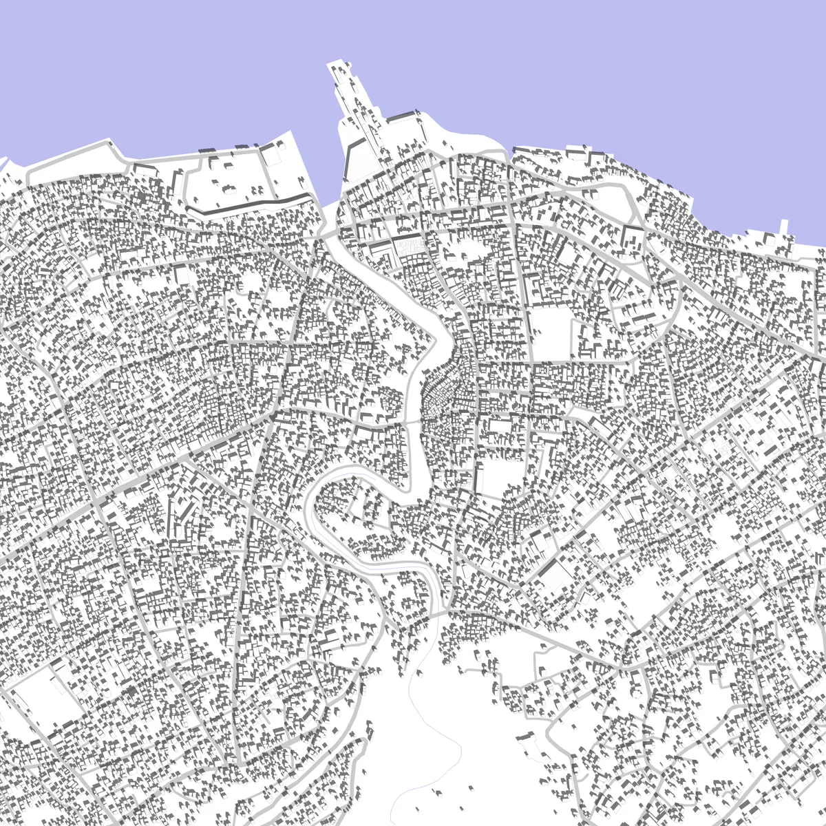 Bau-Bau site plan (2.5 km)