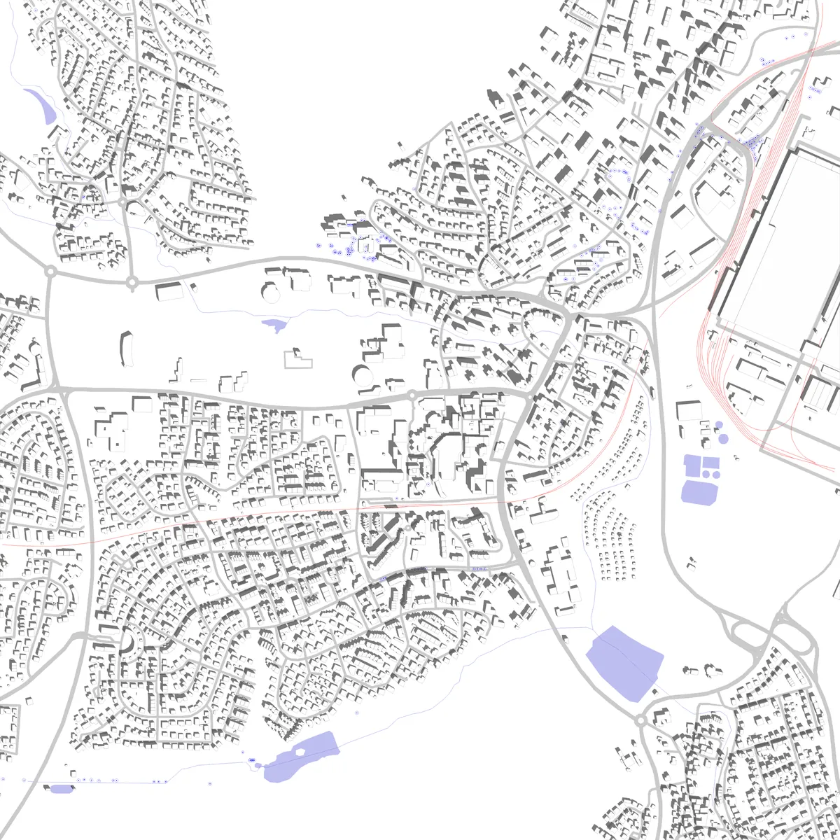 Baunatal Lageplan (2,5 km)