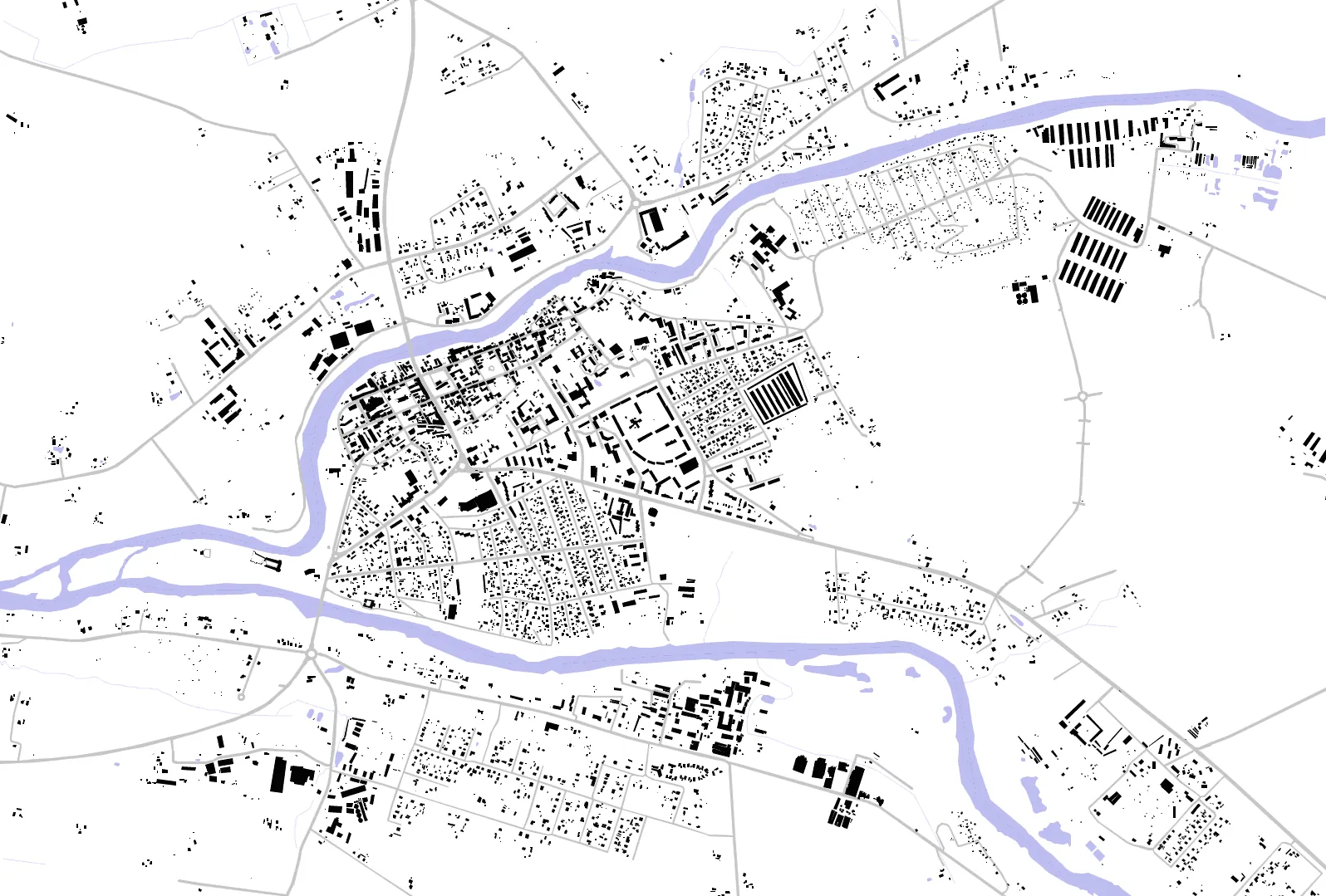Bauska Schwarzplan