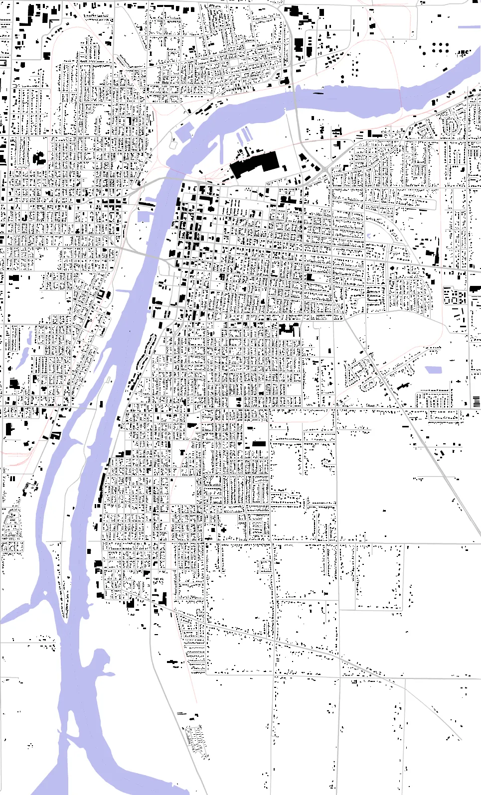 Bay City Schwarzplan