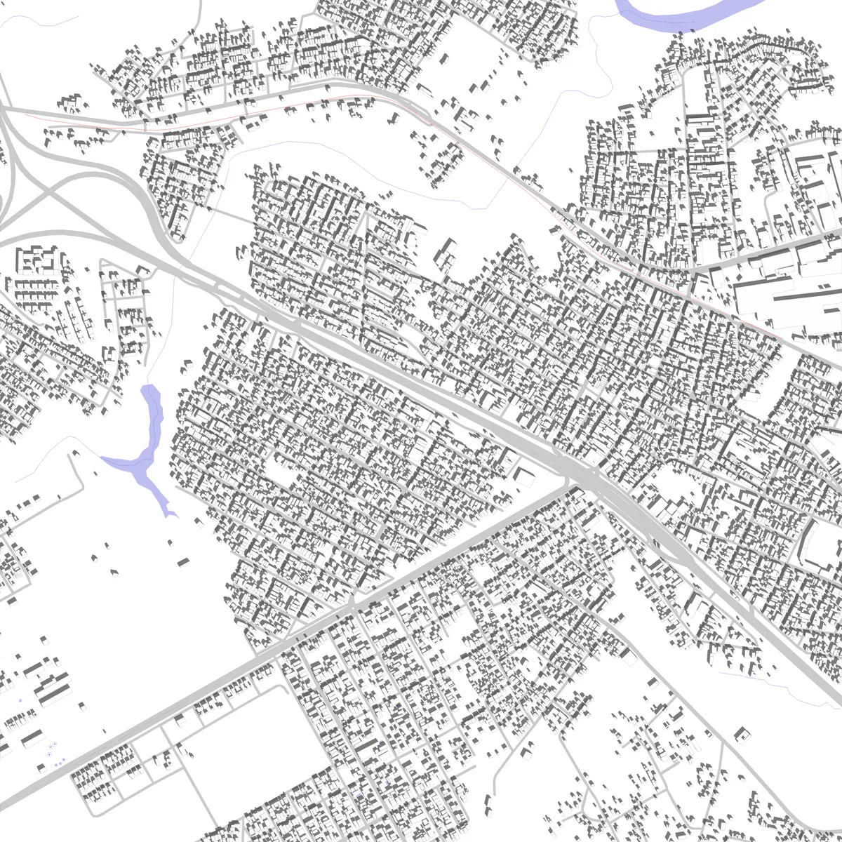 Bayeux planta de localização (2,5 km)