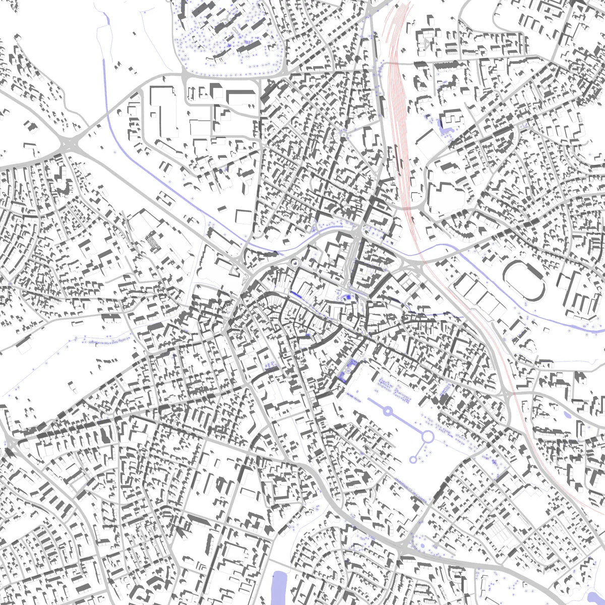 Bayreuth Lageplan (2,5 km)