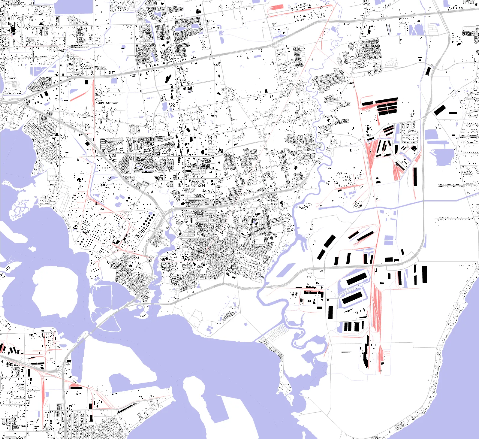 Baytown Schwarzplan