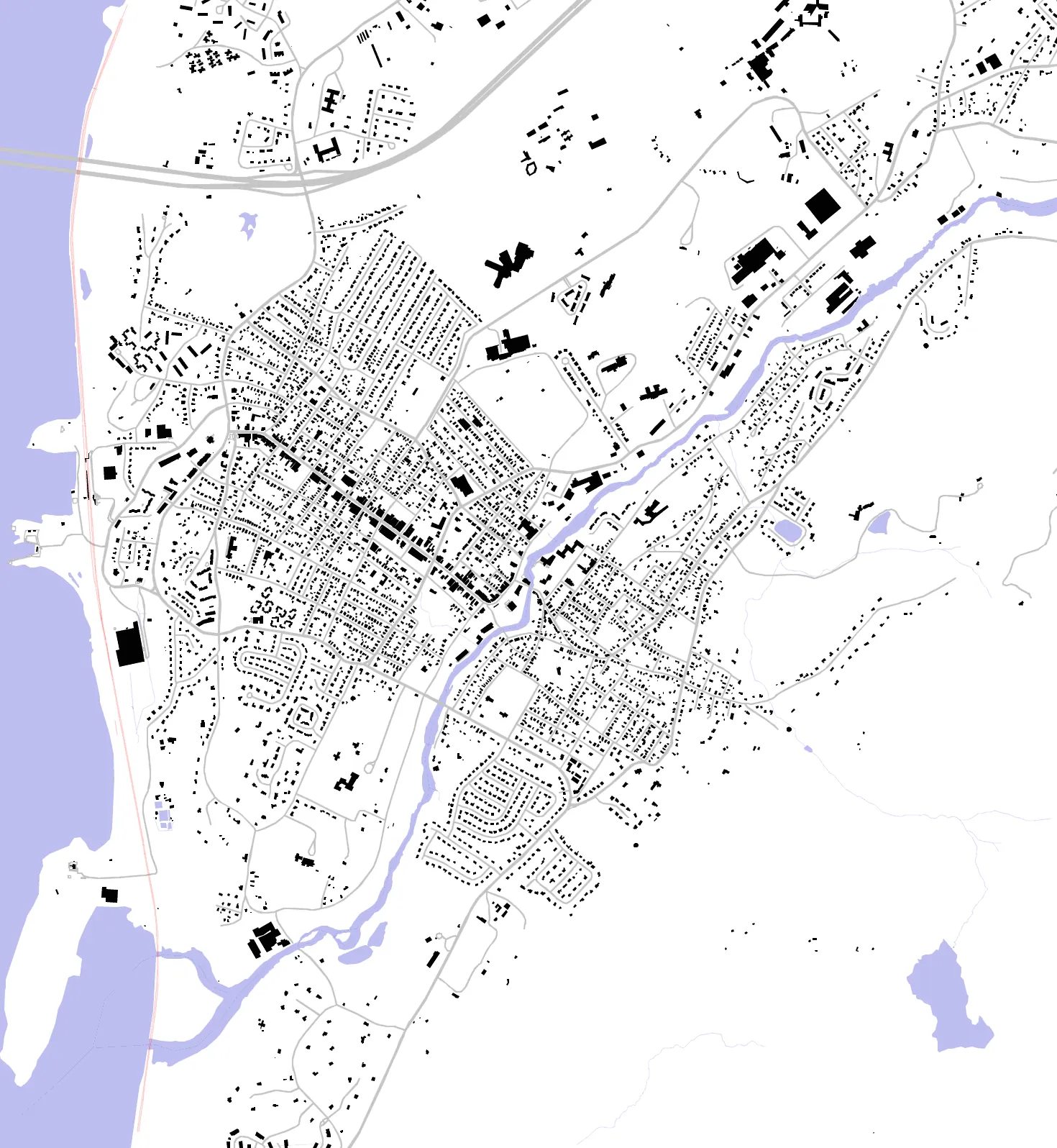 Beacon figure ground plan