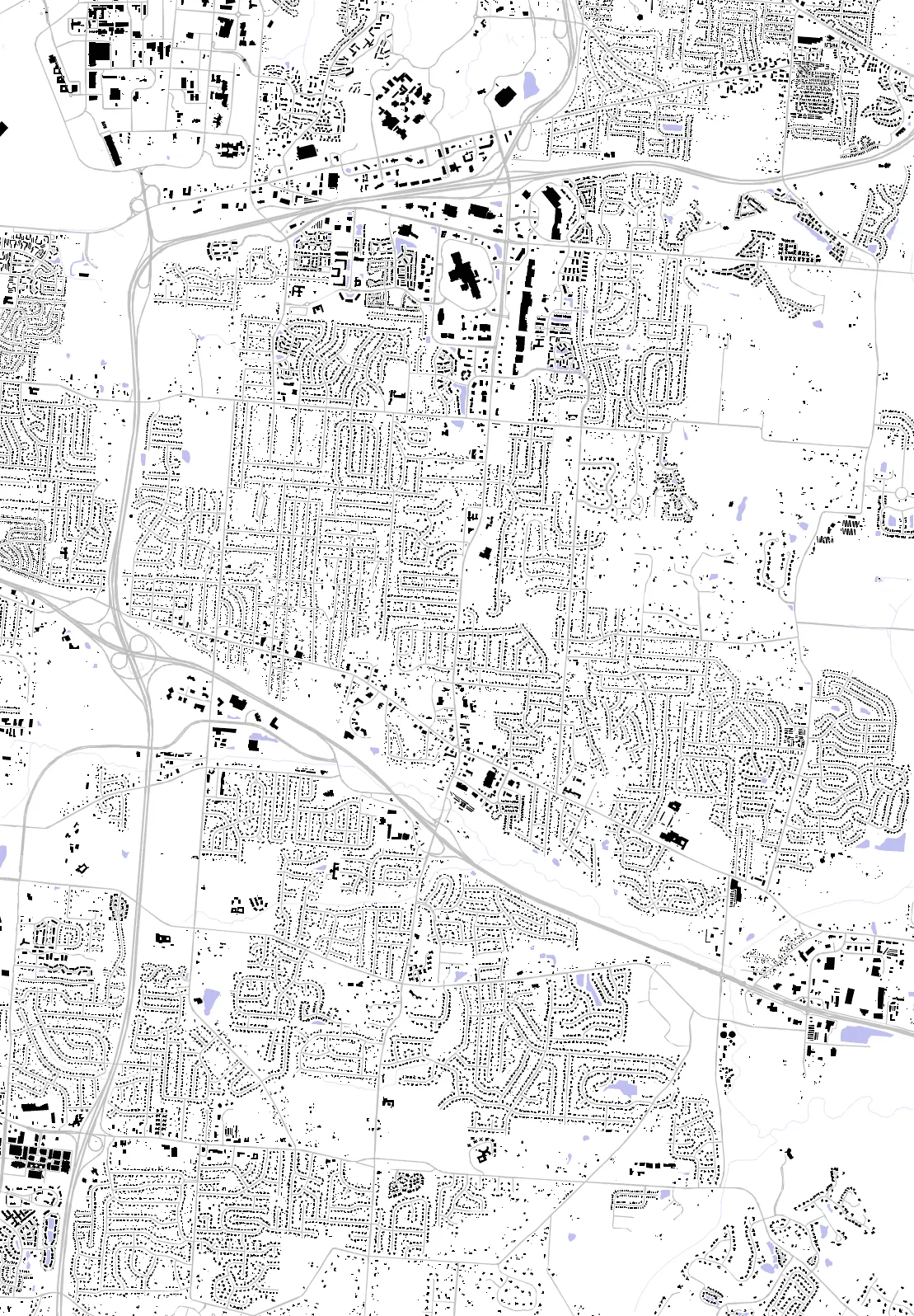 Beavercreek figure ground plan