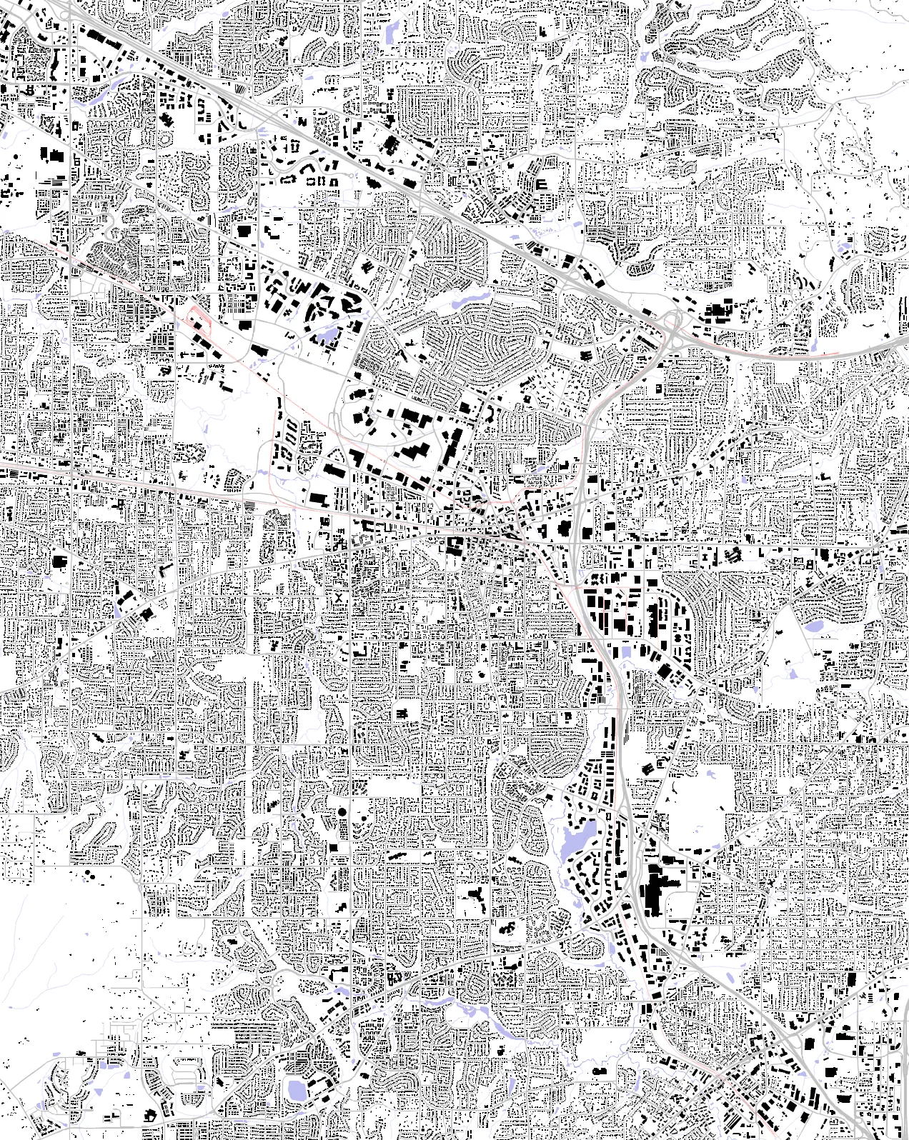 Beaverton Schwarzplan