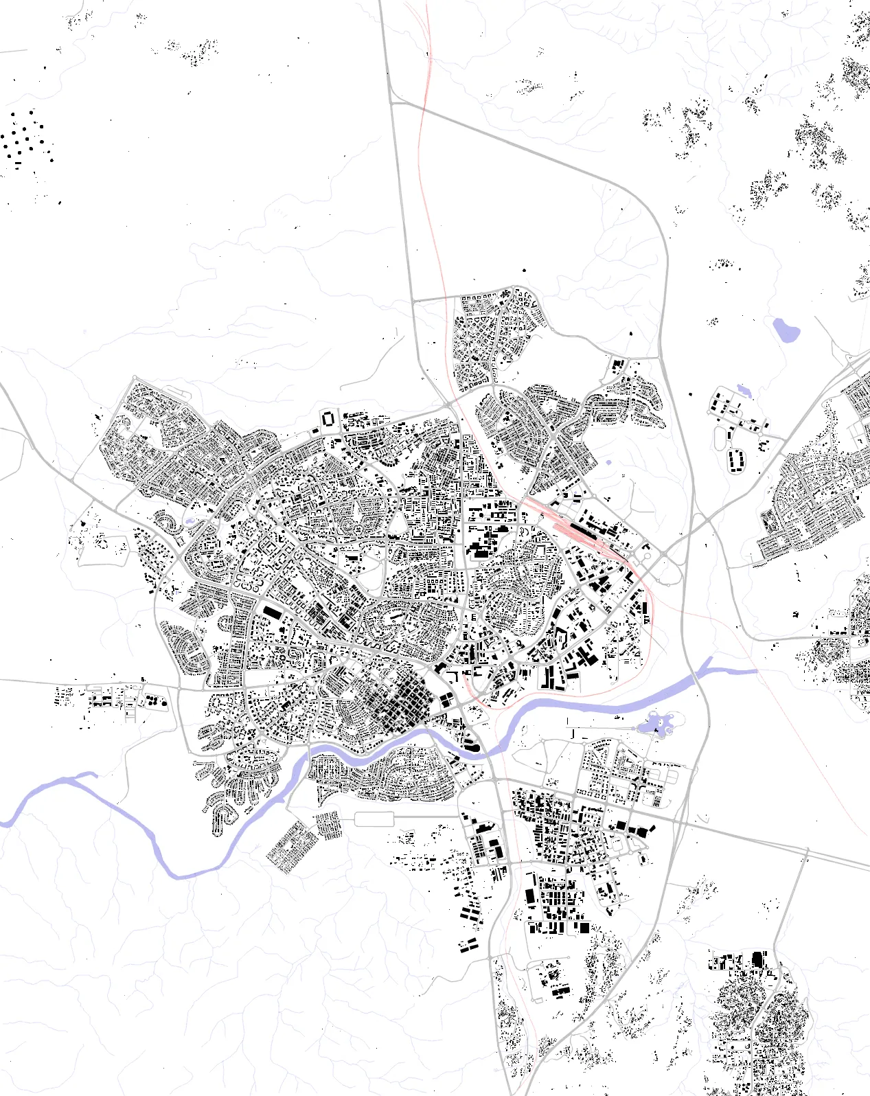 Beersheba figure ground plan