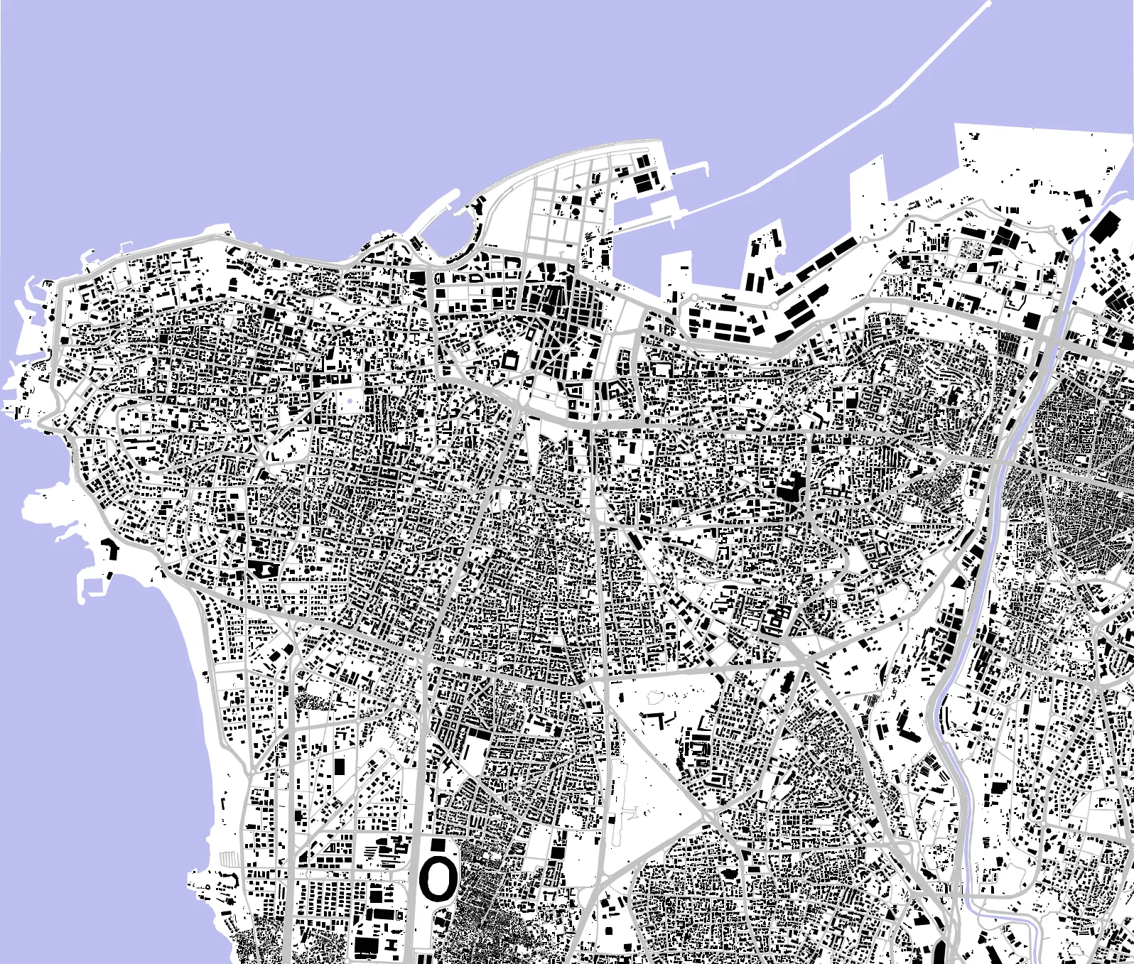Beirut Schwarzplan