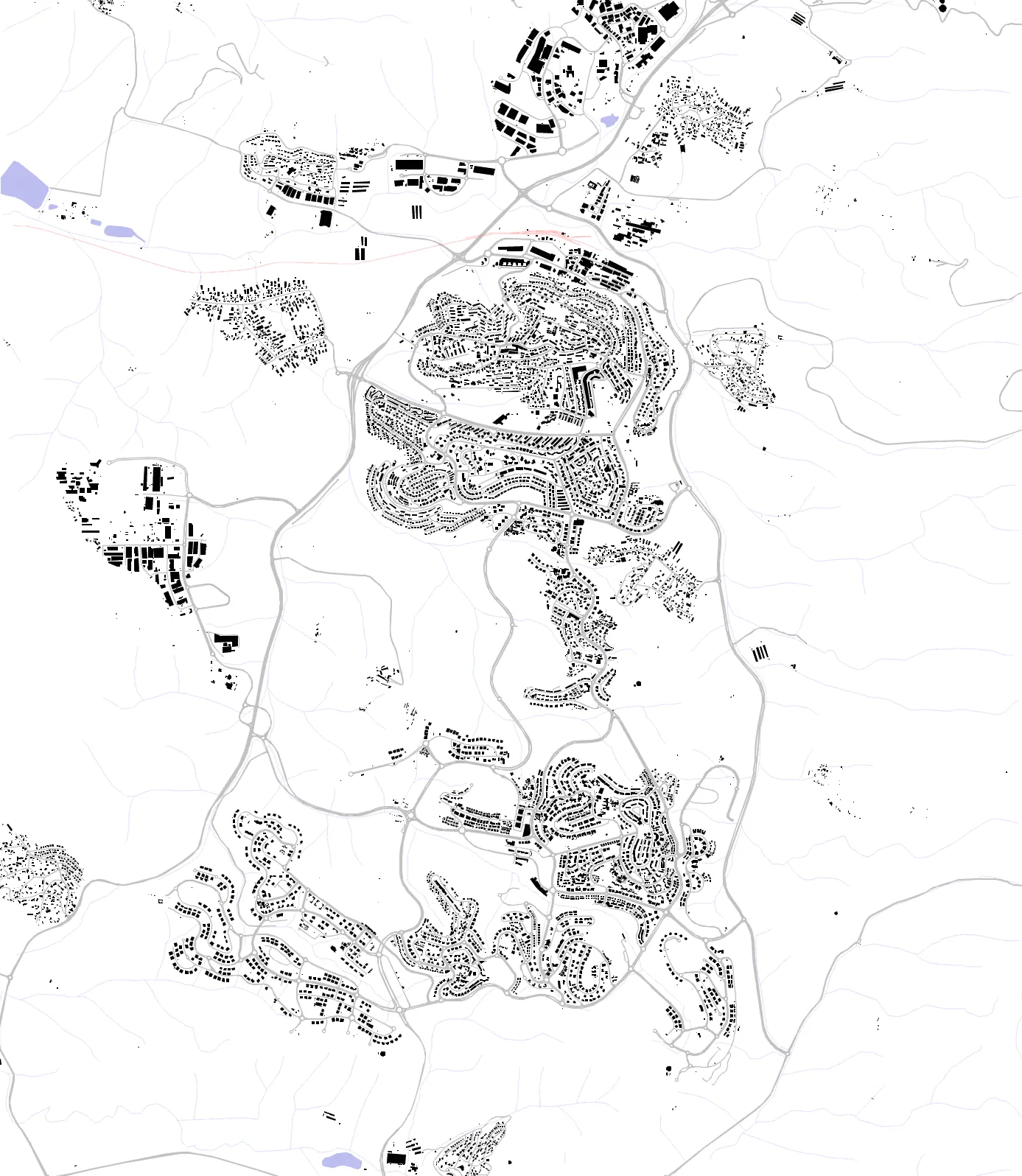 Beit Shemesh figure ground plan