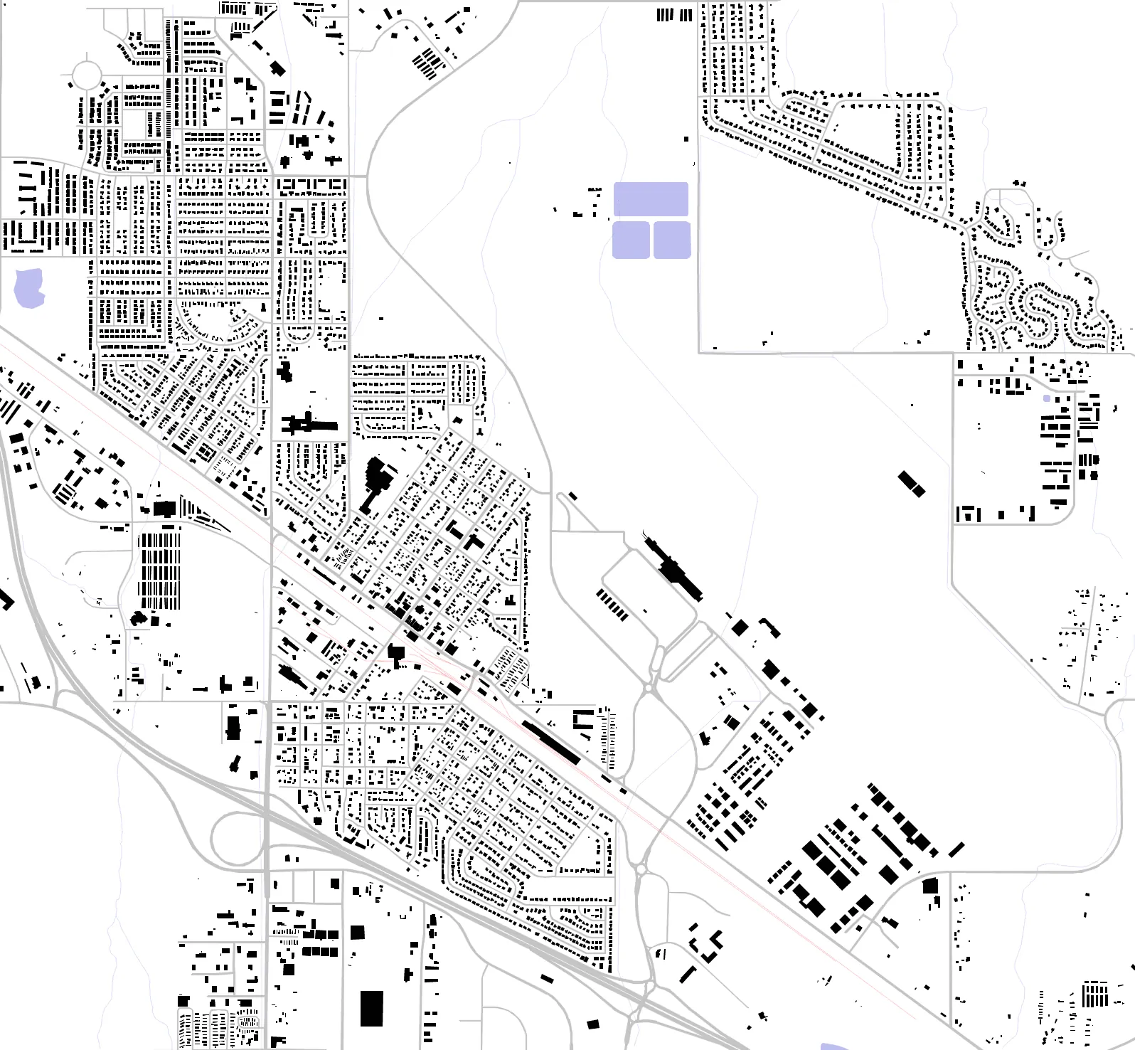 Belgrade figure ground plan