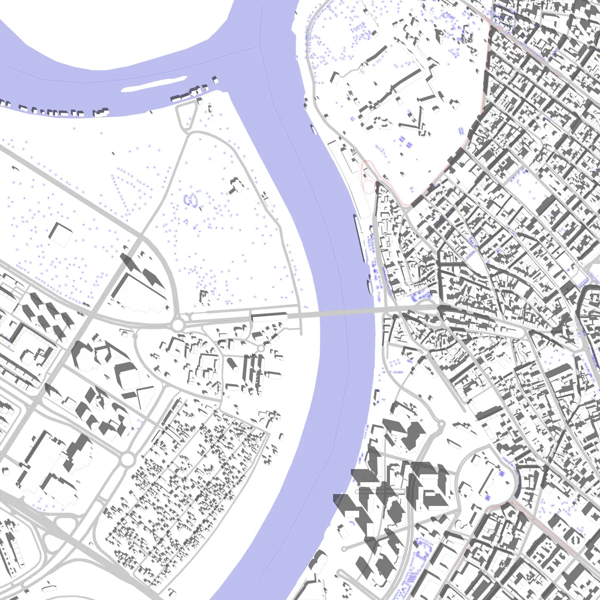 Belgrade site plan (2.5 km)