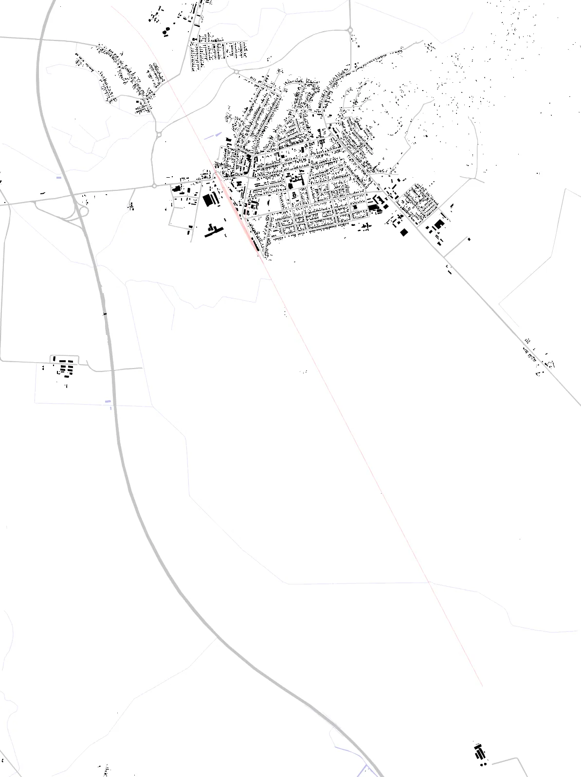 Beli Manastir figure ground plan