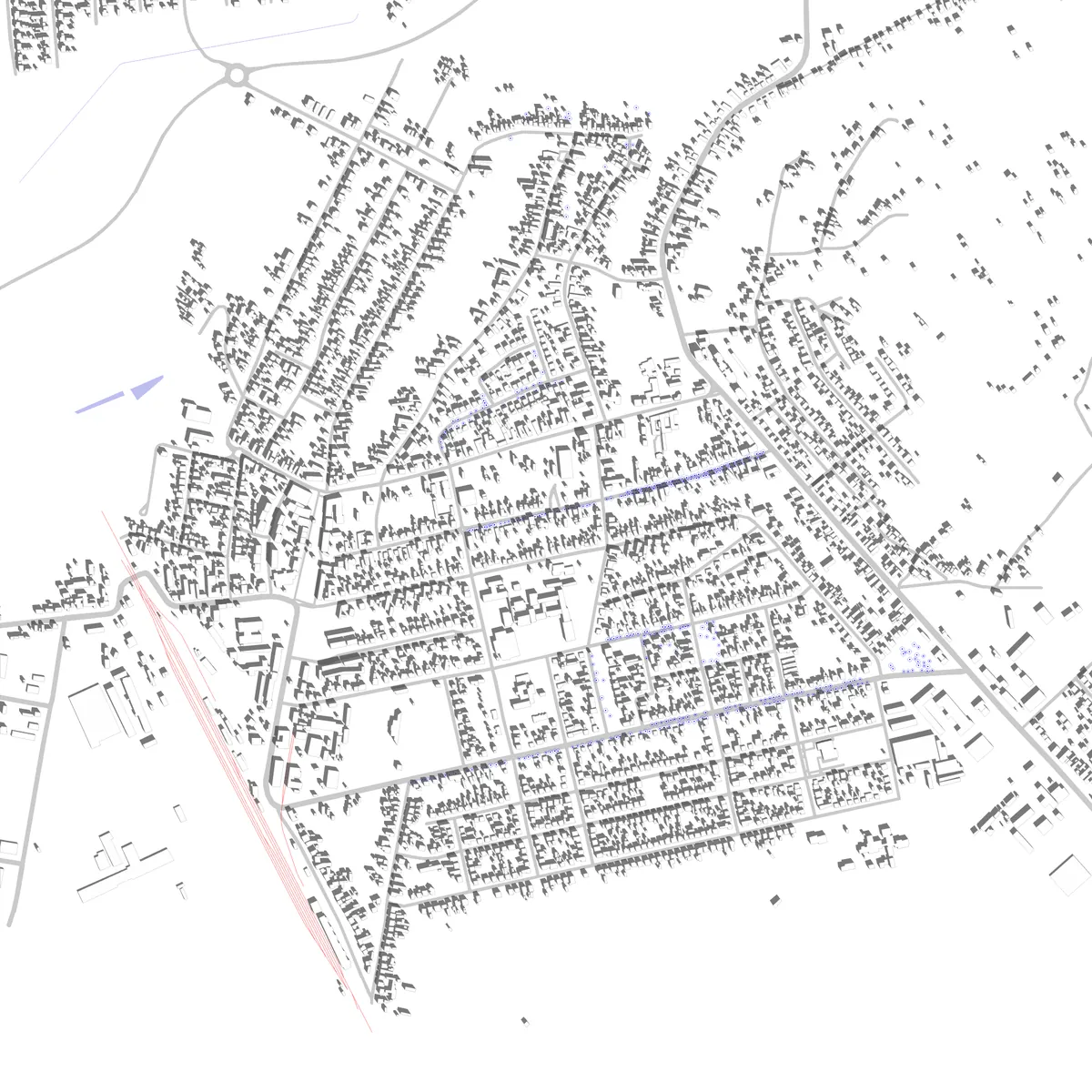 Beli Manastir site plan (2.5 km)