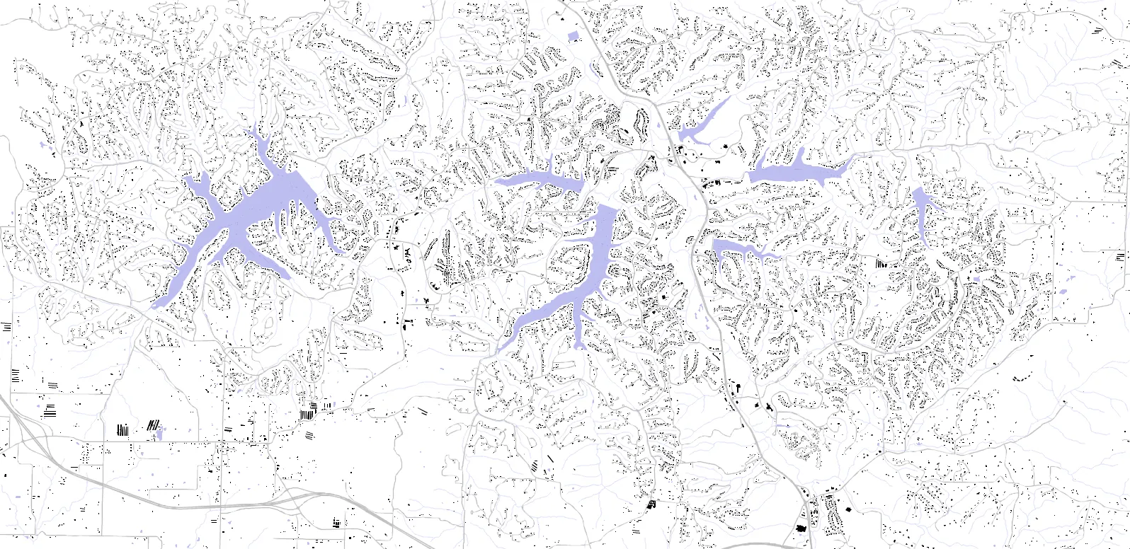 Bella Vista figure ground plan