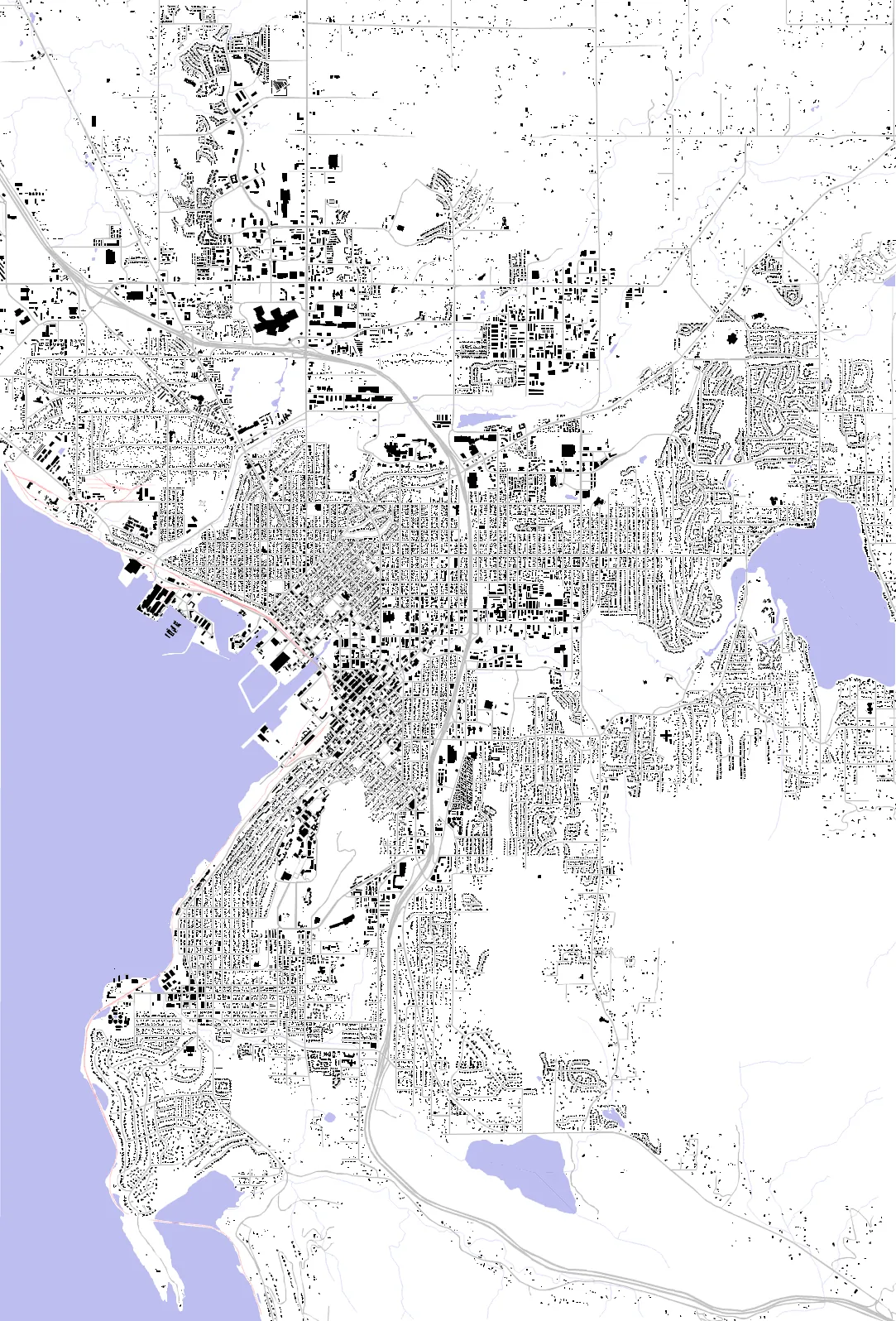 Bellingham figure ground plan