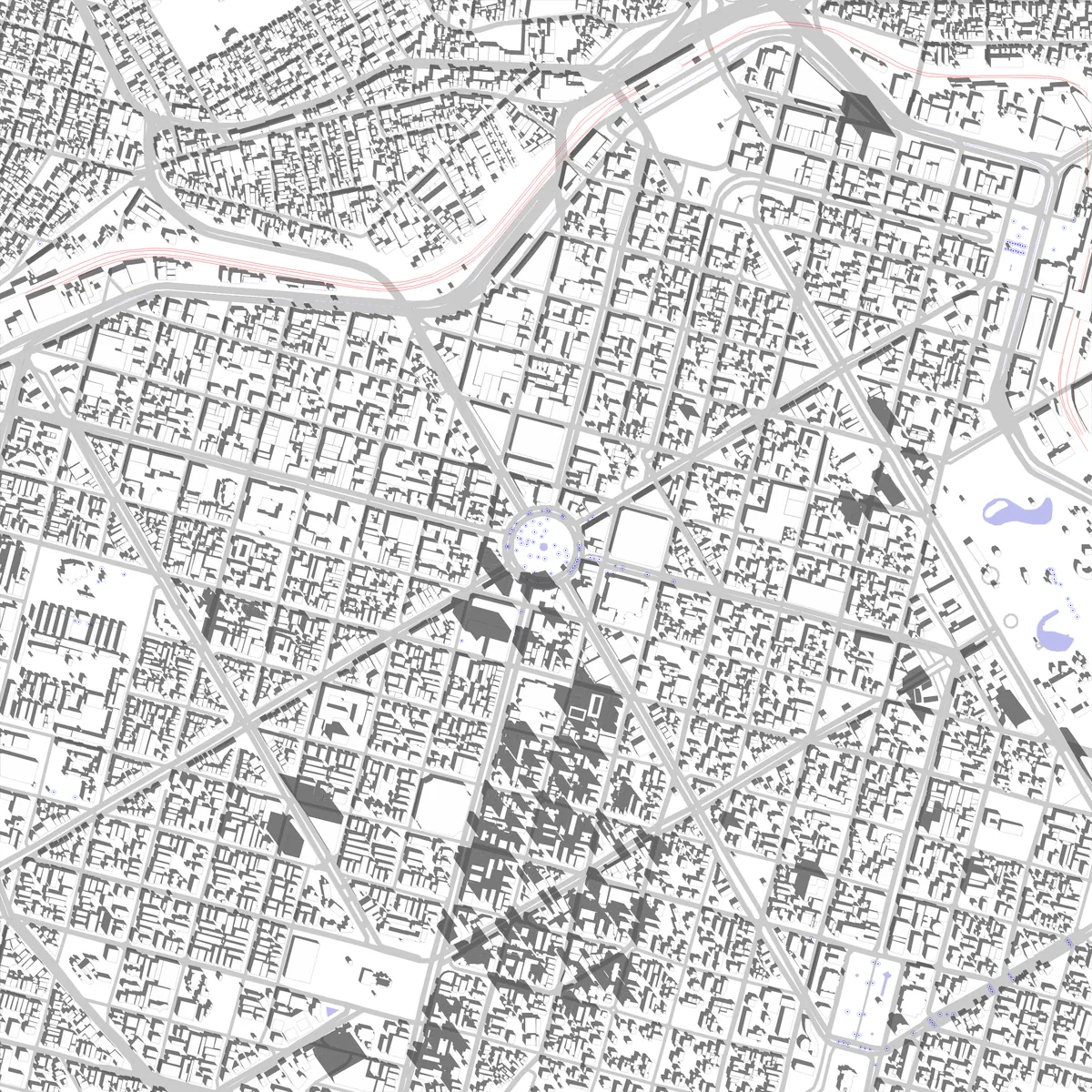 Belo Horizonte planta de localização (2,5 km)