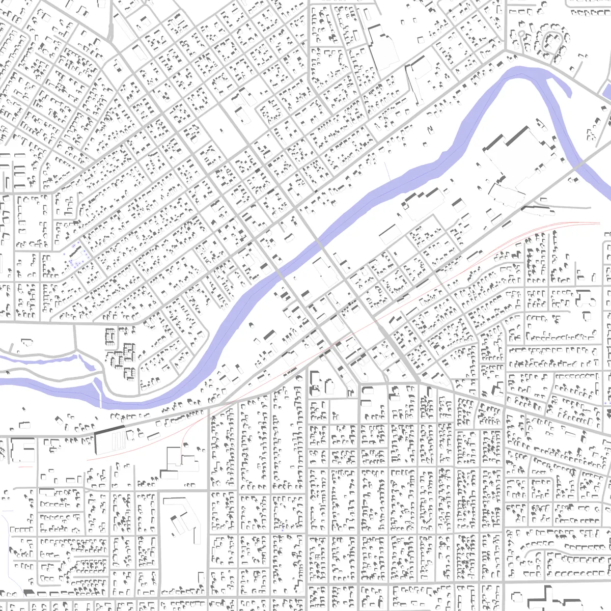 Belvidere Lageplan (2,5 km)