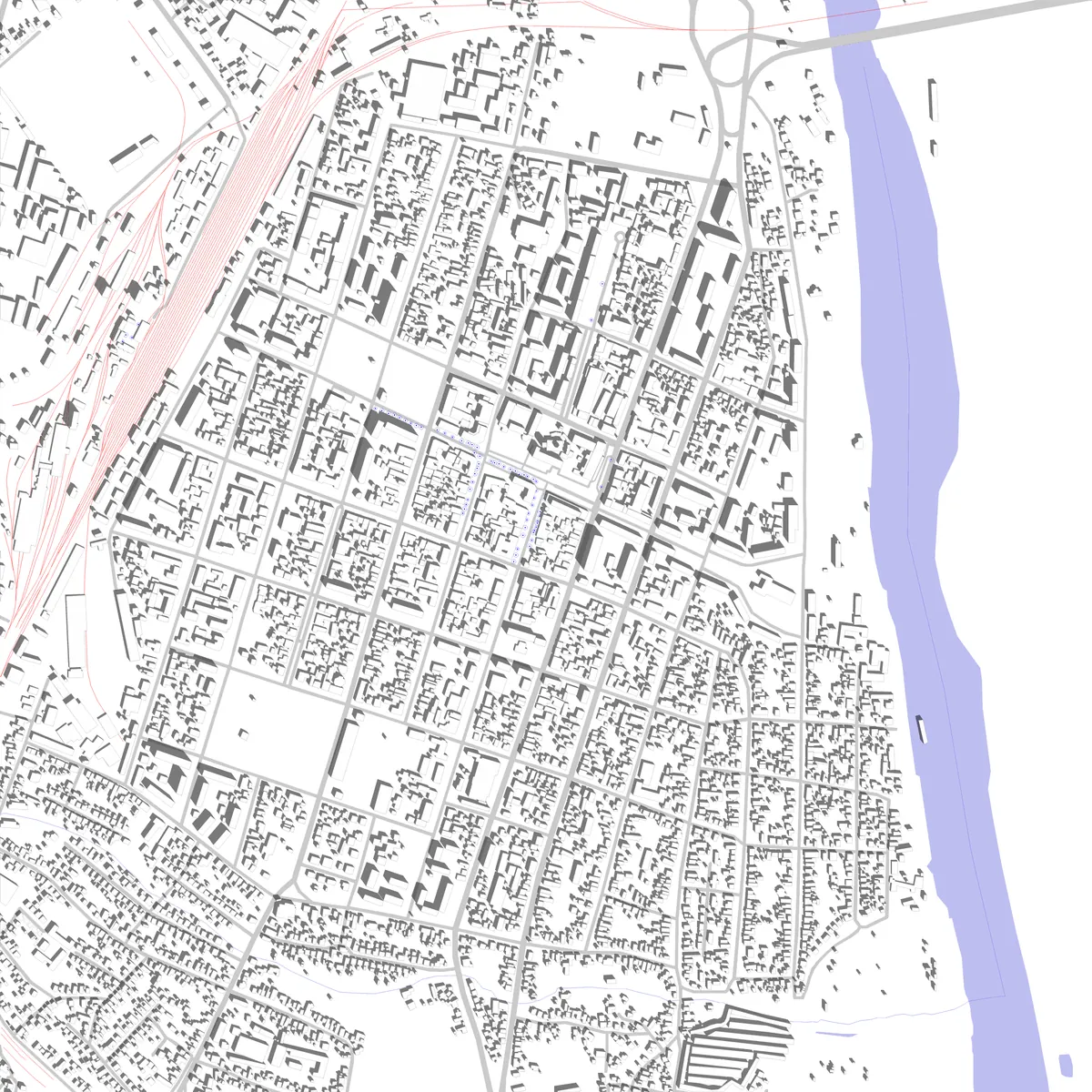 Bender Lageplan (2,5 km)