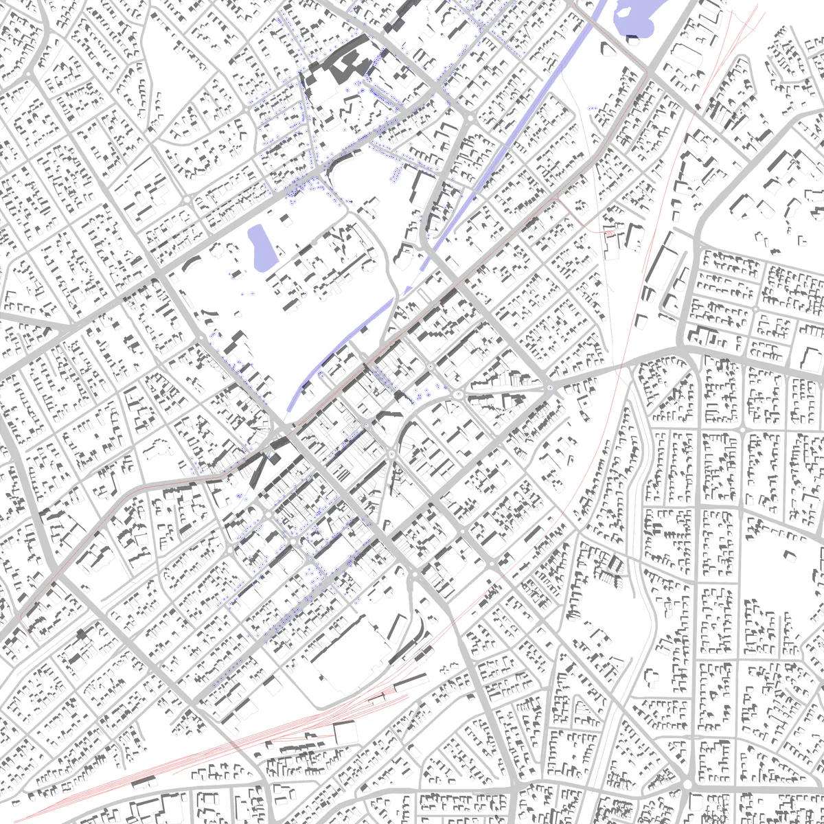 Bendigo Lageplan (2,5 km)