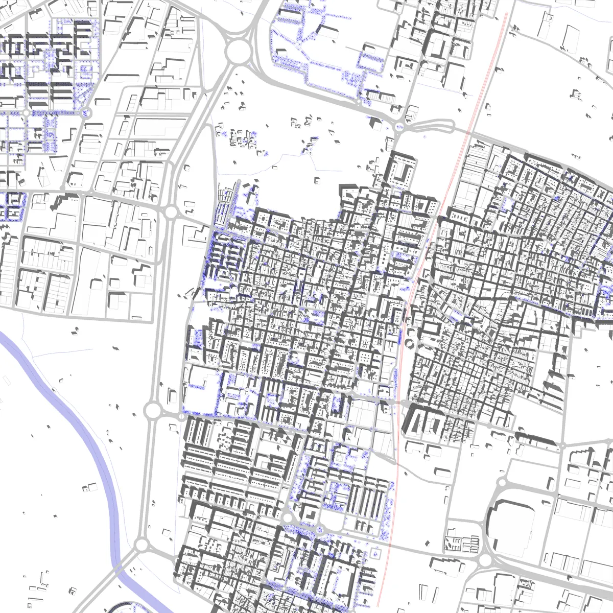 Benetússer plano de situación (2,5 km)