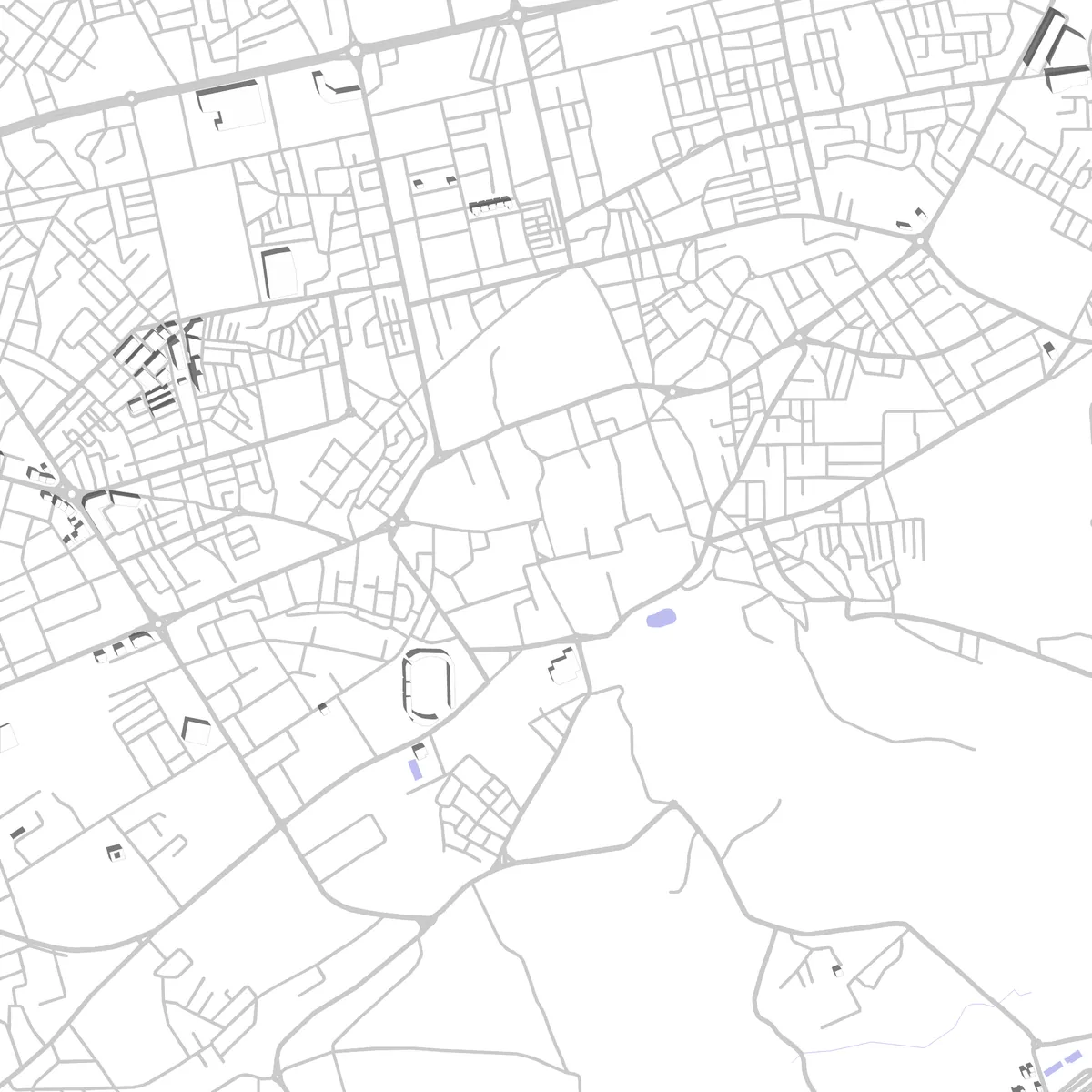 Béni Mellal Lageplan (2,5 km)