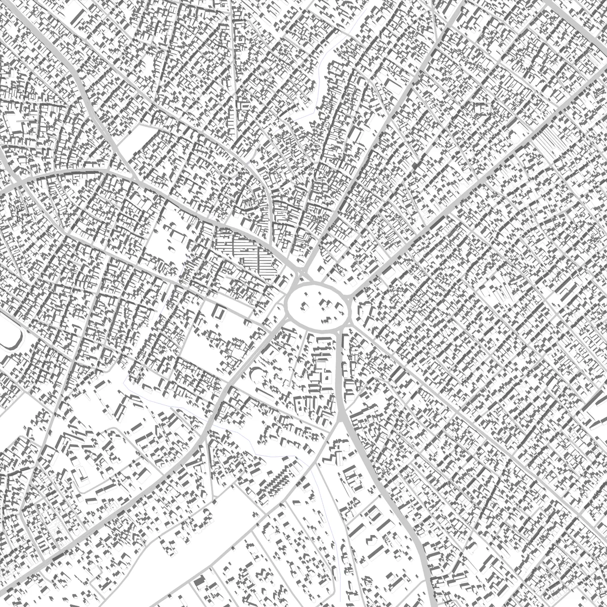 Benin City site plan (2.5 km)