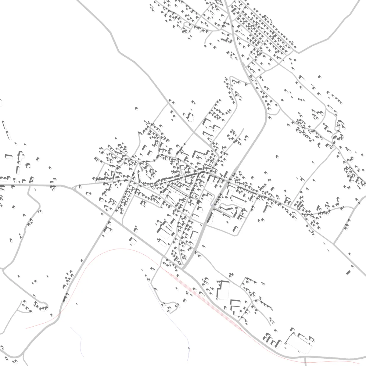 Benkovac Lageplan (2,5 km)