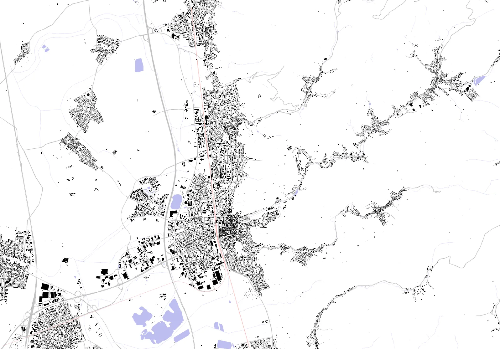 Bensheim figure ground plan