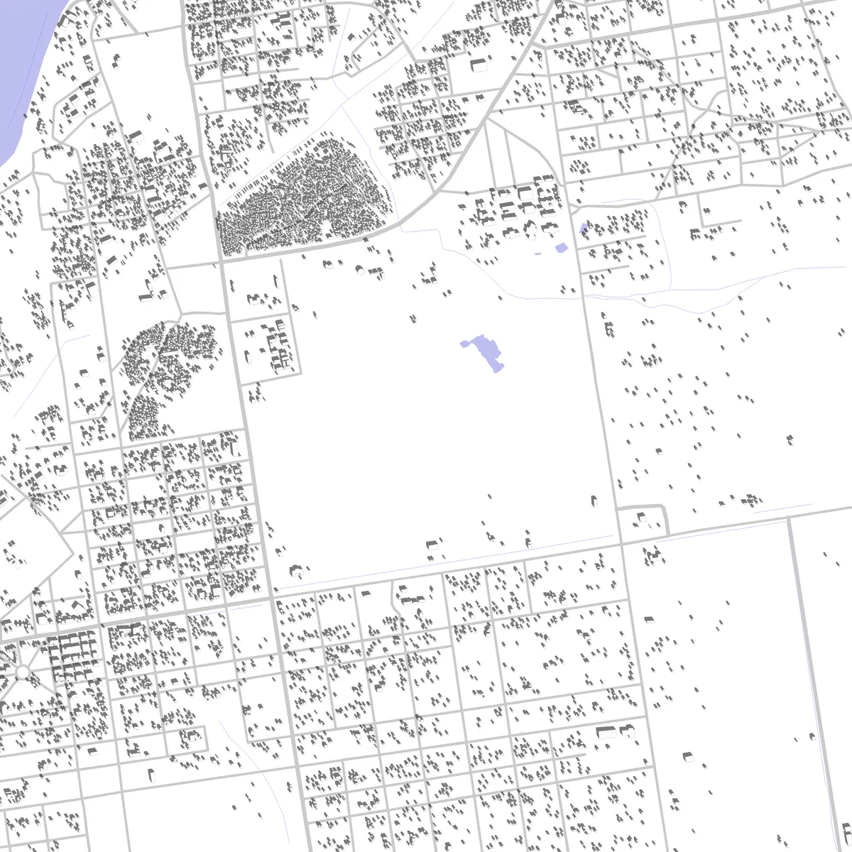 Bentiu site plan (2.5 km)