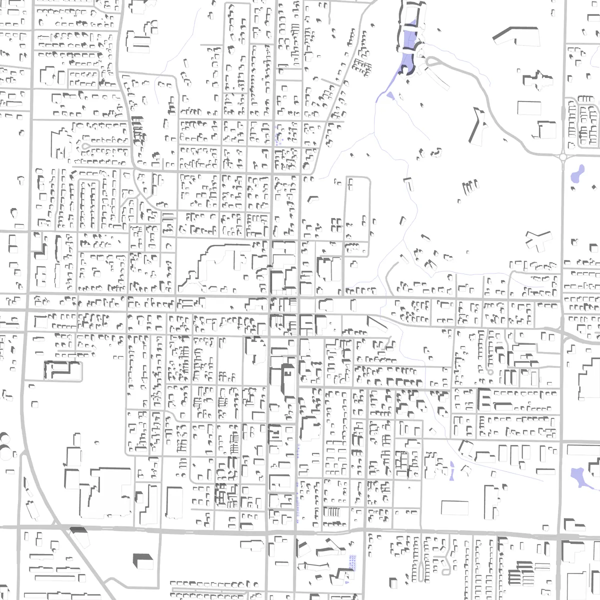 Bentonville site plan (2.5 km)