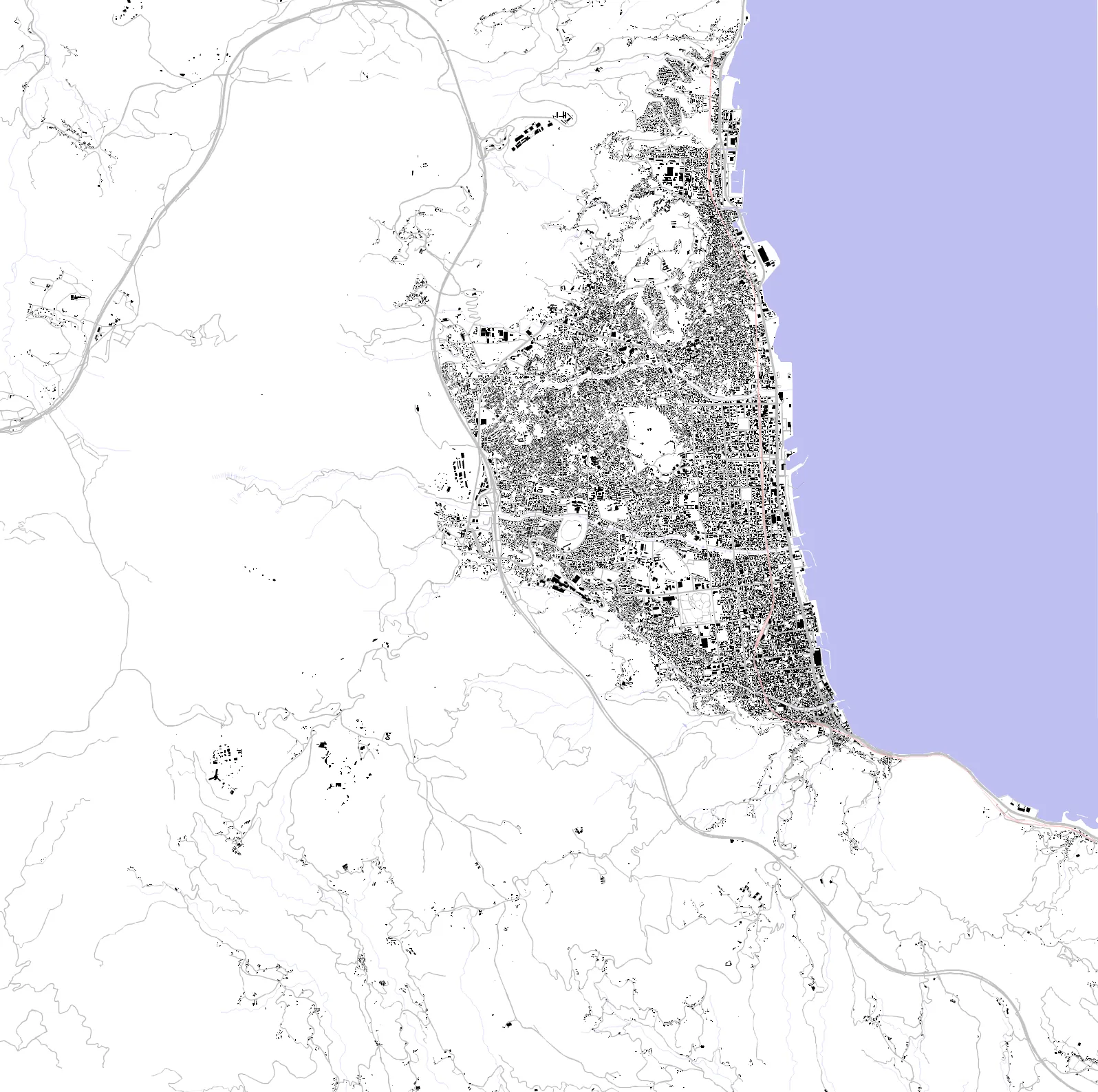 Beppu figure ground plan